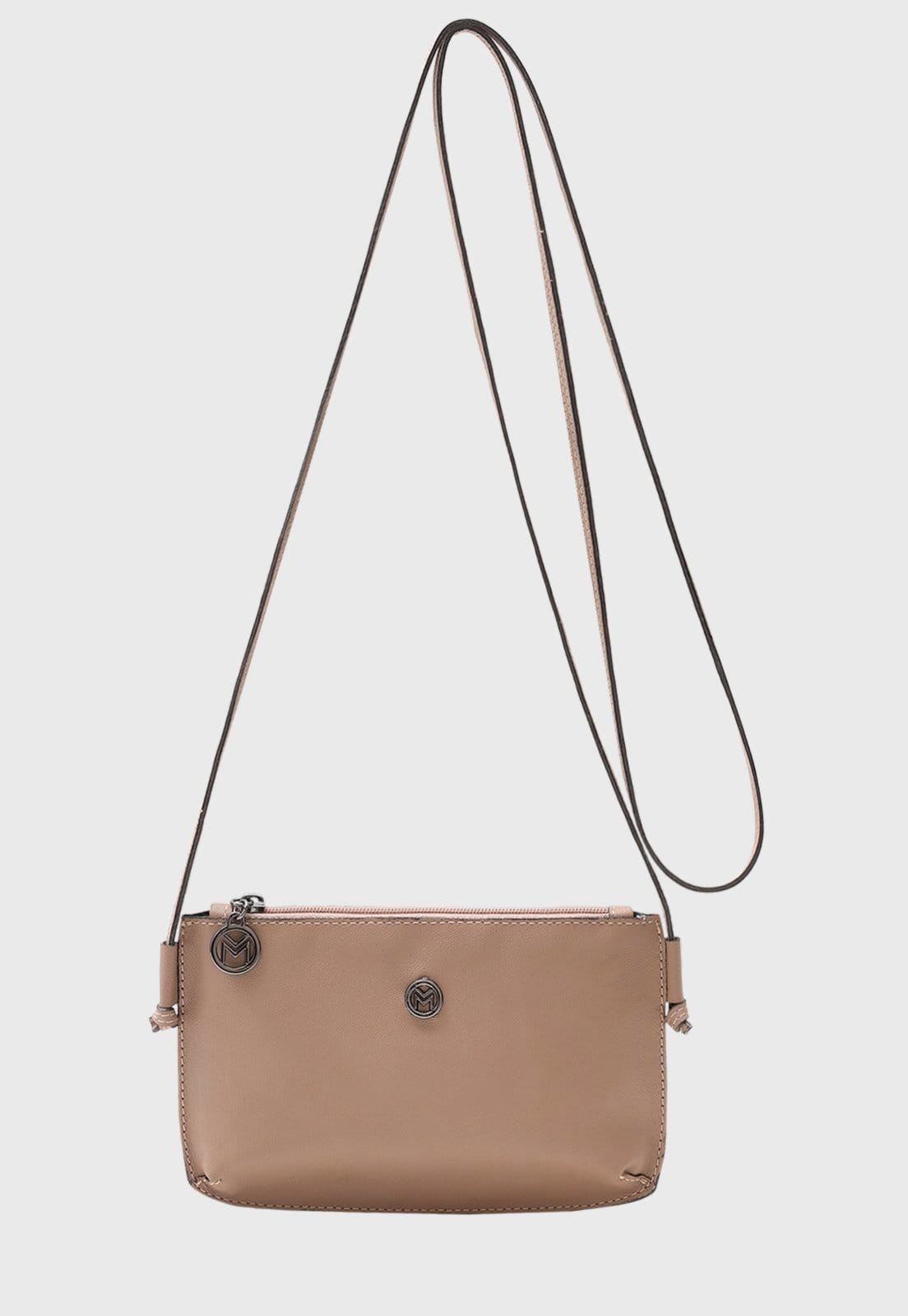 Bolsa Transversal Couro Mariart 200 Sépia