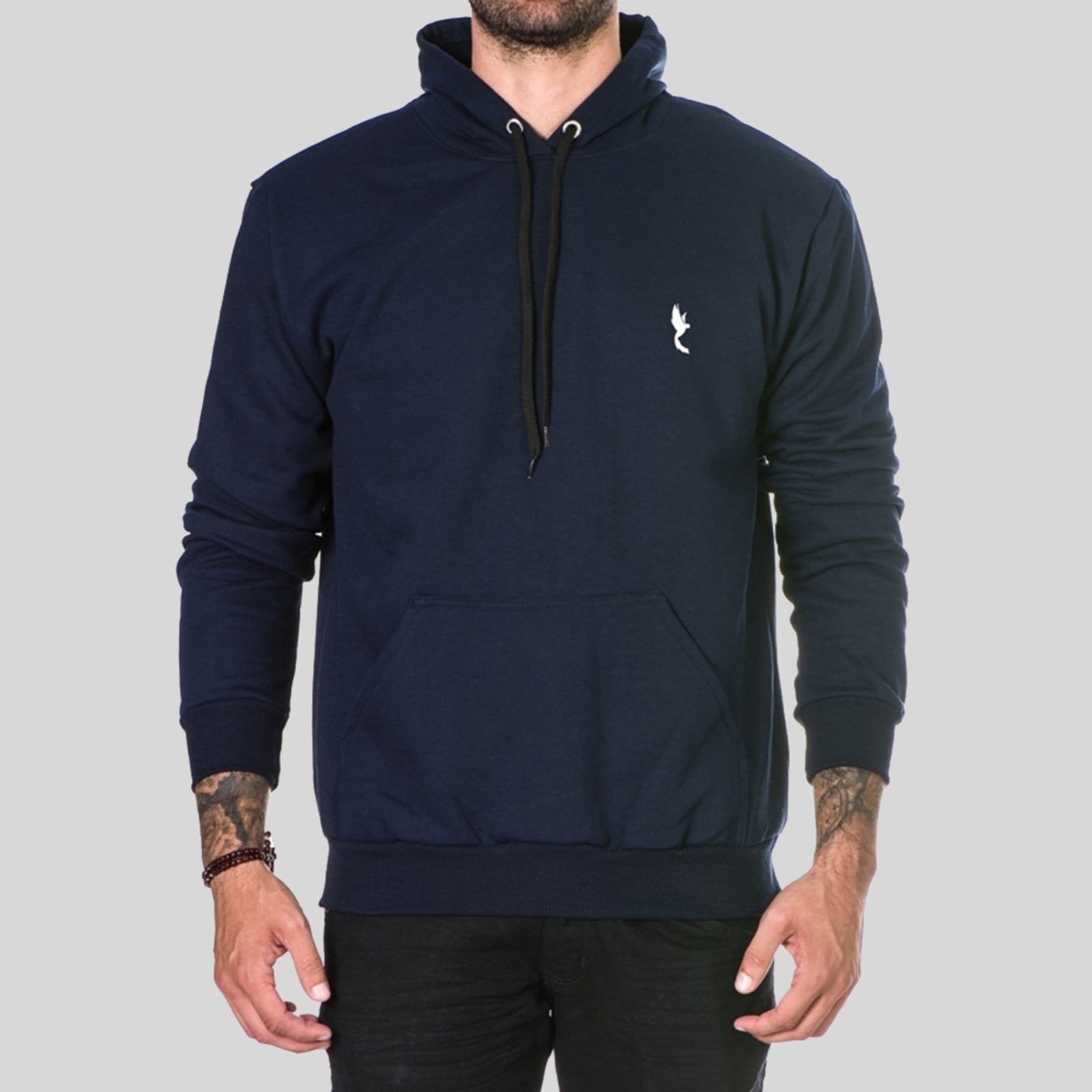 Vista 2 Conjunto Moletom Masculino Flanelado Polo Blu com Bolso e Capuz Azul Marinho do P ao Polo Blu azul marinho blu