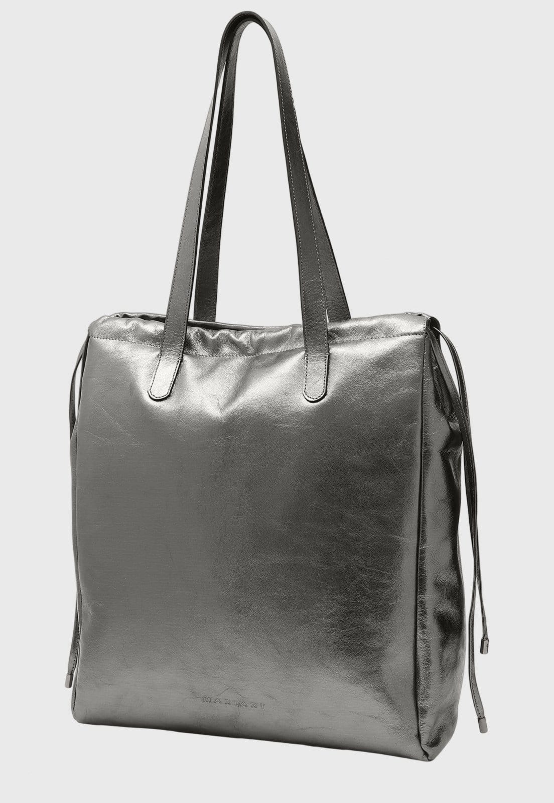 Bolsa Tote Couro Mariart Maxi Rosa Carbono