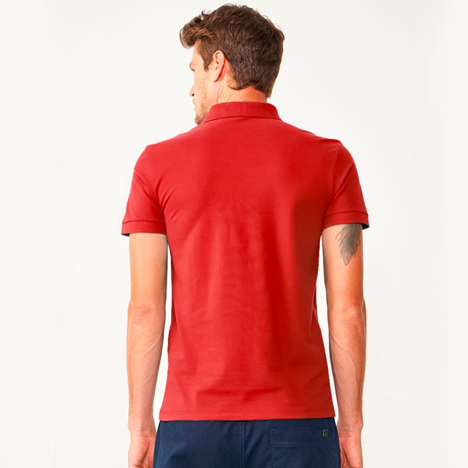 Vista 2 Camisa Polo Colcci Classic Pr26 Ife Masculino Colcci vermelho