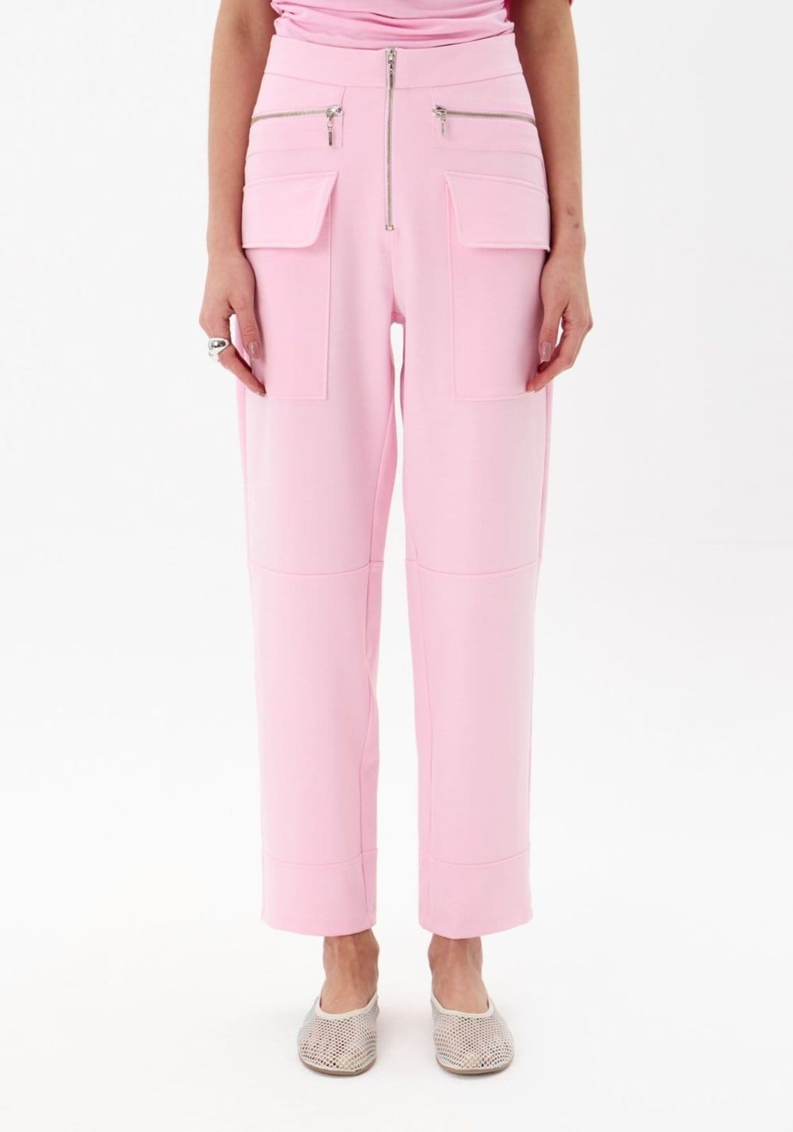 Vista 2 Calça Reta com Bolso Cargo Cintura Alta My Favorite Things preto