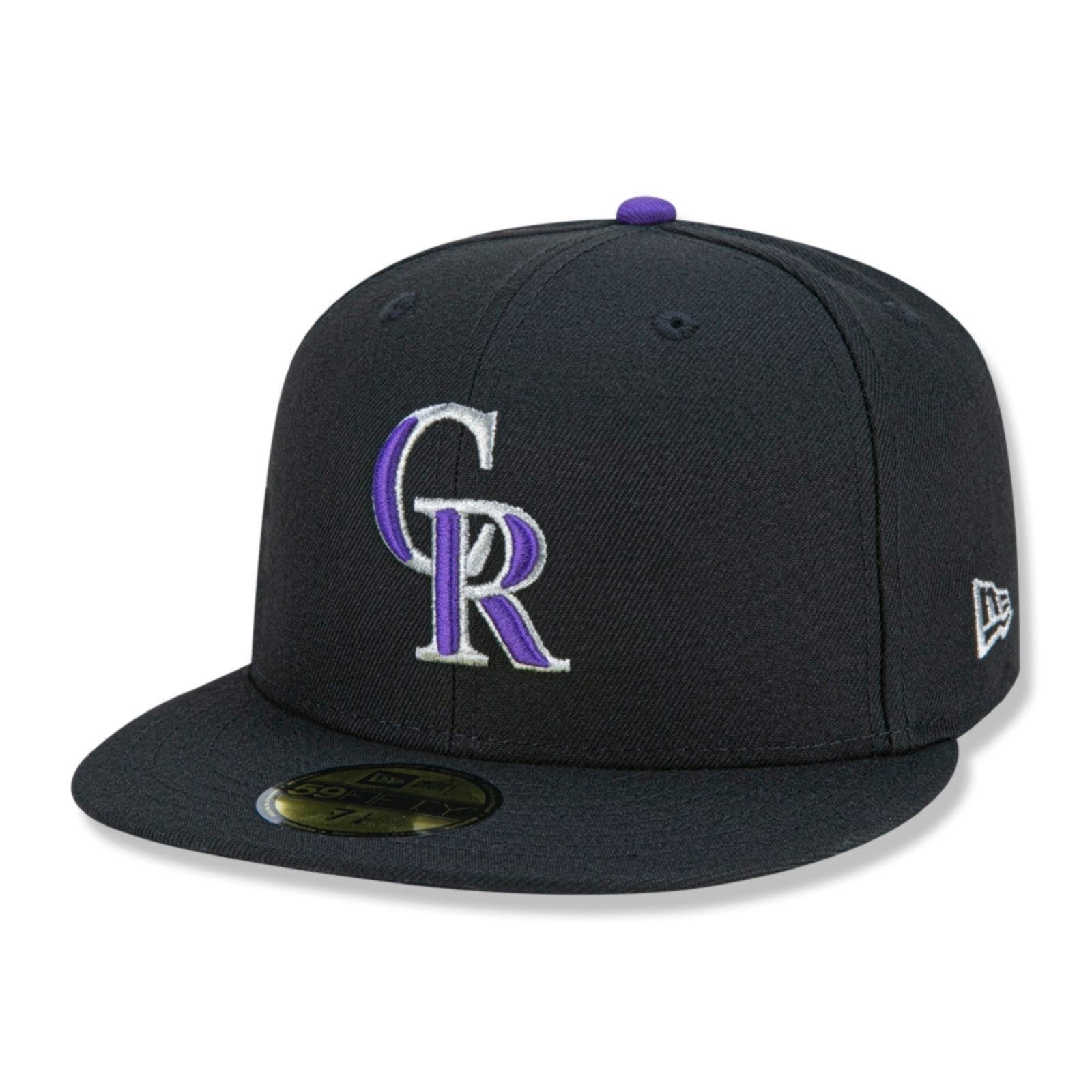Boné New Era 59fifty Colorado Rockies Aba Reta Fitted