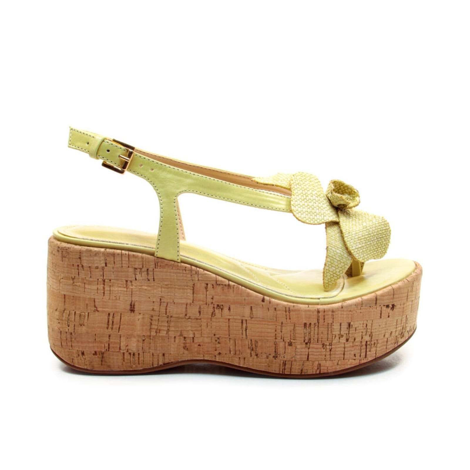 Sandália Couro Anabela Cecconello 2793002-2