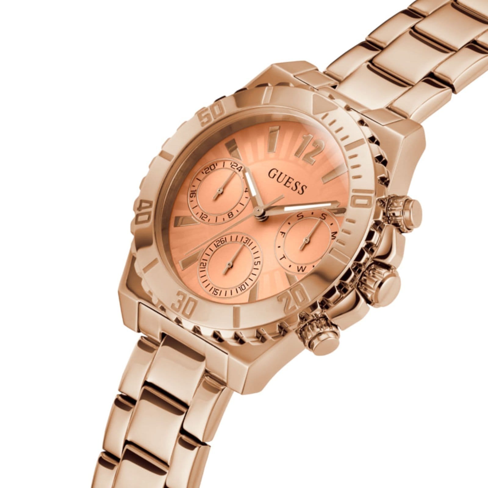 Vista 2 Relógio Guess Feminino Multifunção Rosé Guess rosa rosé