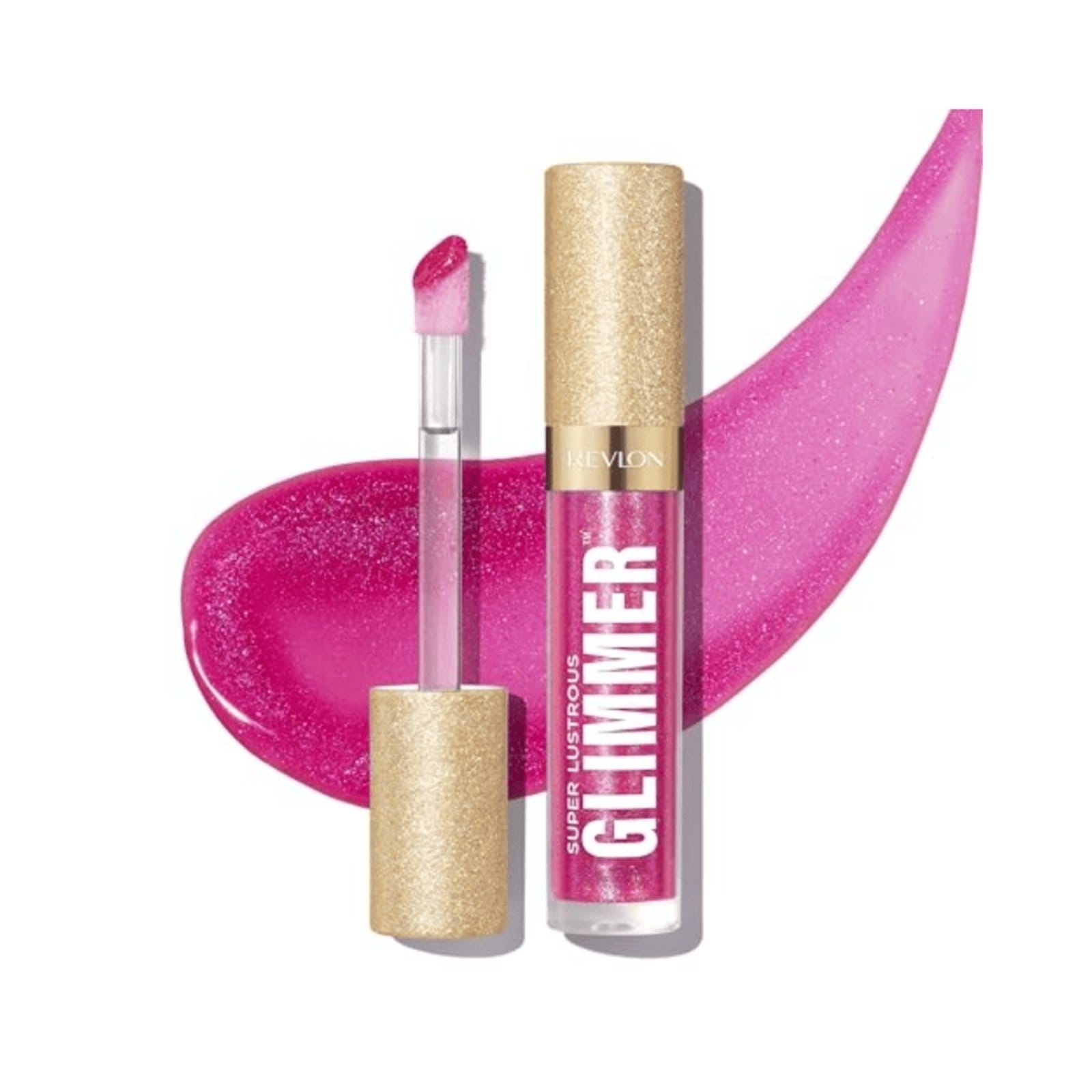 Vista 2 Revlon Super Lustrous Glimmer Gloss Razz Beamy 009 Revlon pink