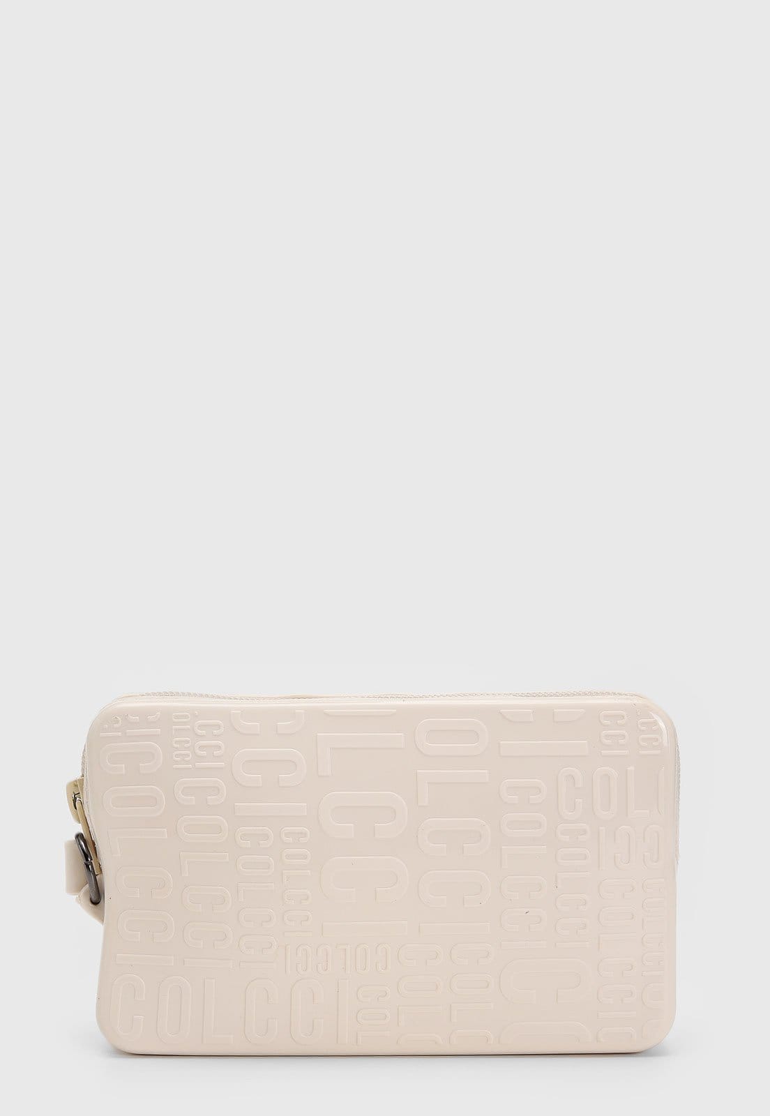 Clutch Colcci Monograma Alça Mão Off-White
