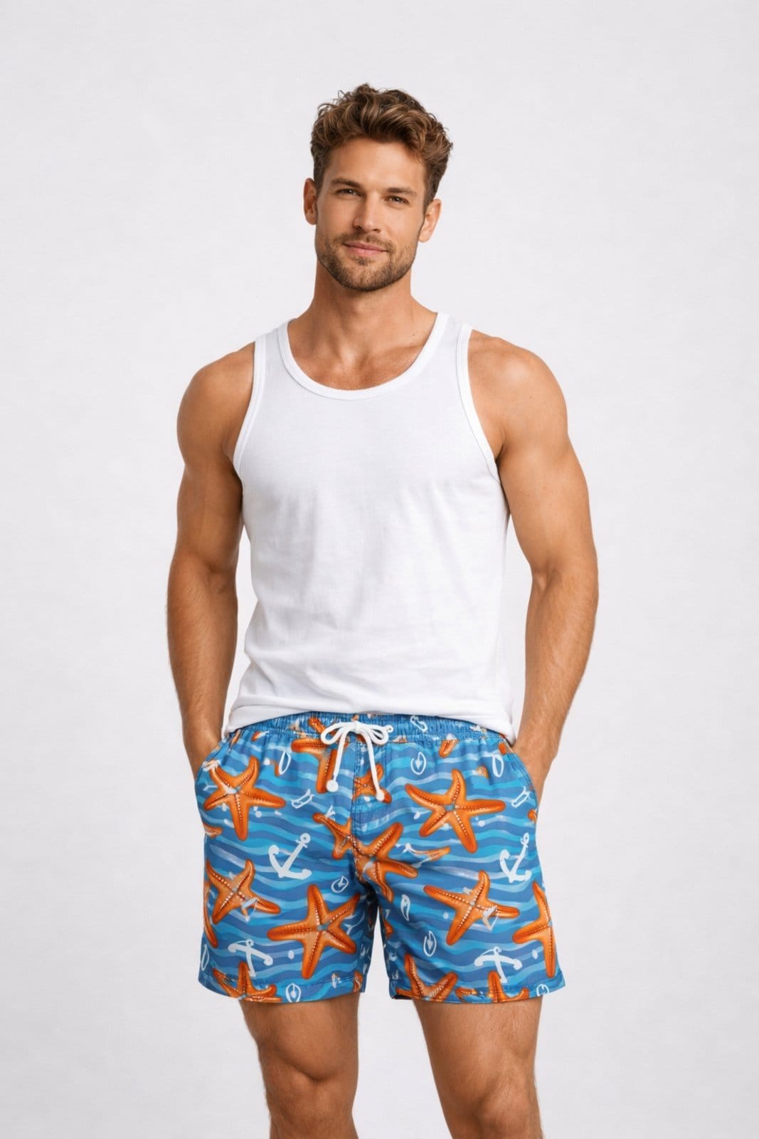 Bermuda Verão D Bell Outlet Fashion Estampa Âncora