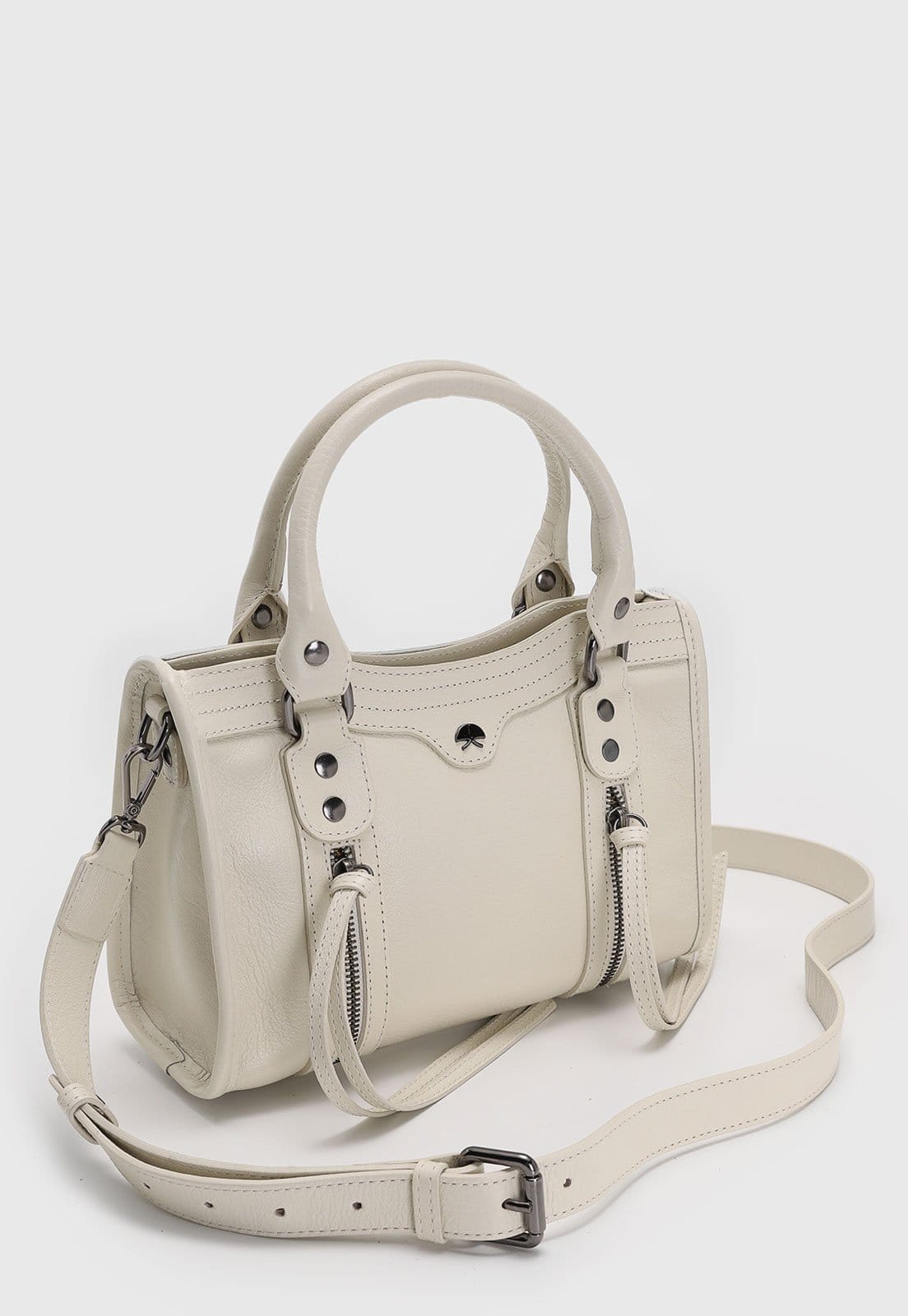 Vista 2 Bolsa Luiza Barcelos Tiracolo Off white Luiza Barcelos off-white white
