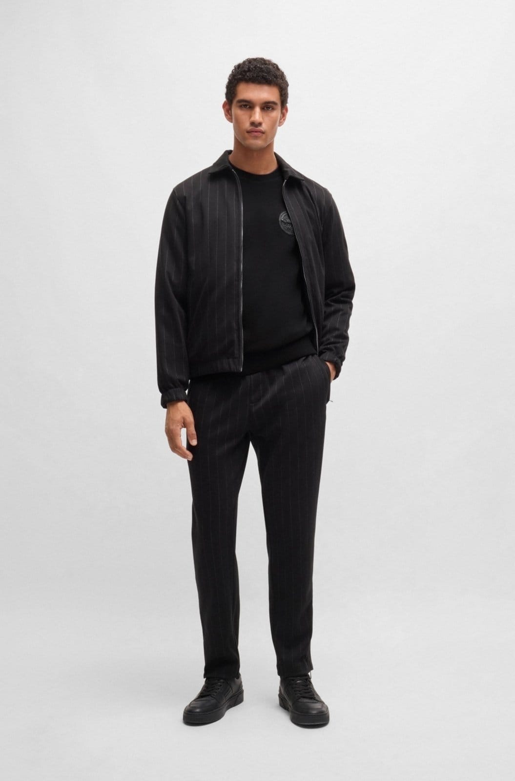 Vista 2 Moletom De Algodão-Blend Porsche X Boss G-L Boss preto