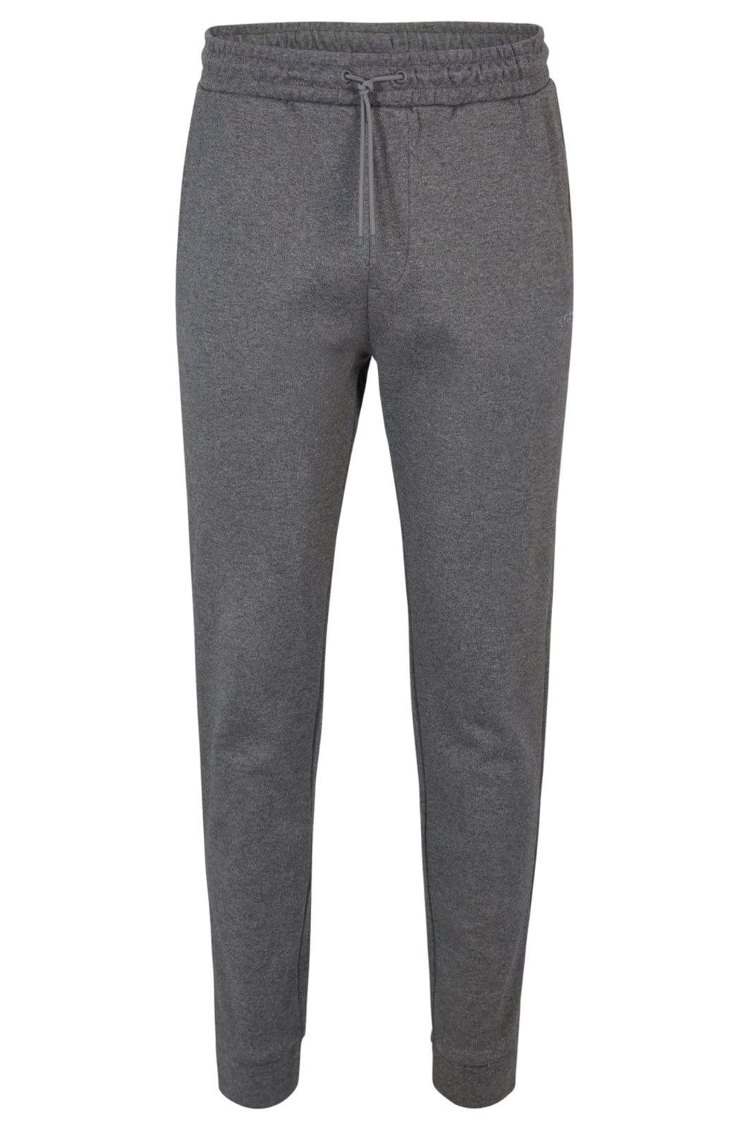 Vista principal Calça Tracksuit Em Algodão Com Logo Curvo Boss cinza