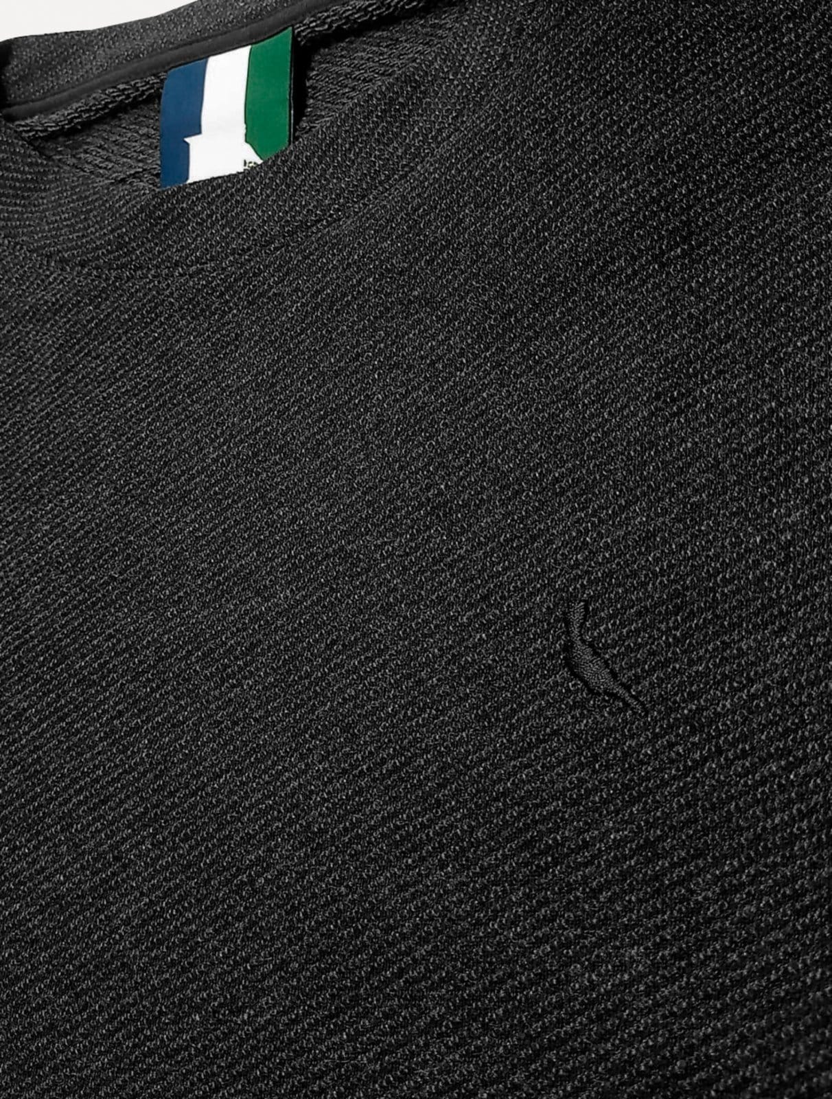 Vista 2 Moletom Reserva Masculino Moletinho Careca Logo Mescla Reserva preto