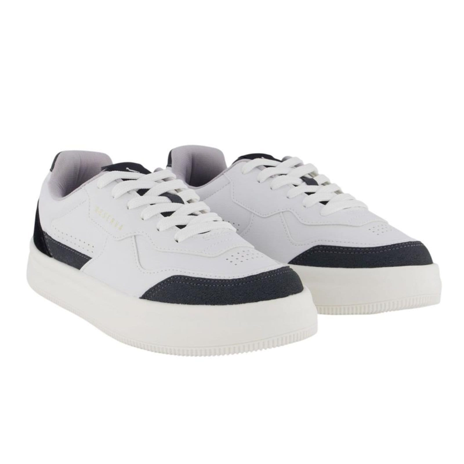 Vista 2 Tênis Masculino Reserva Troy Casual e Preto RESERVA GO branco