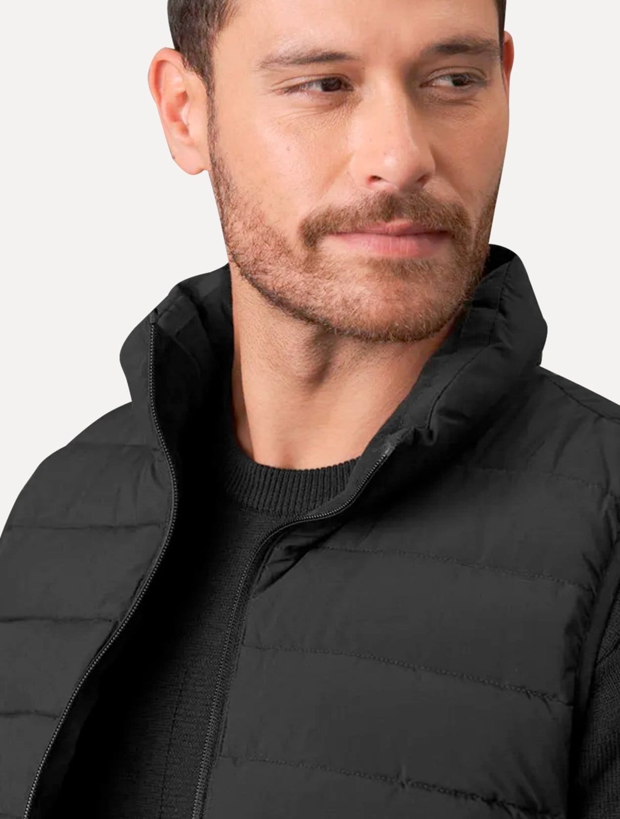 Vista 2 Colete Calvin Klein Jeans Masculino Logo Peito Fosco Calvin Klein preto