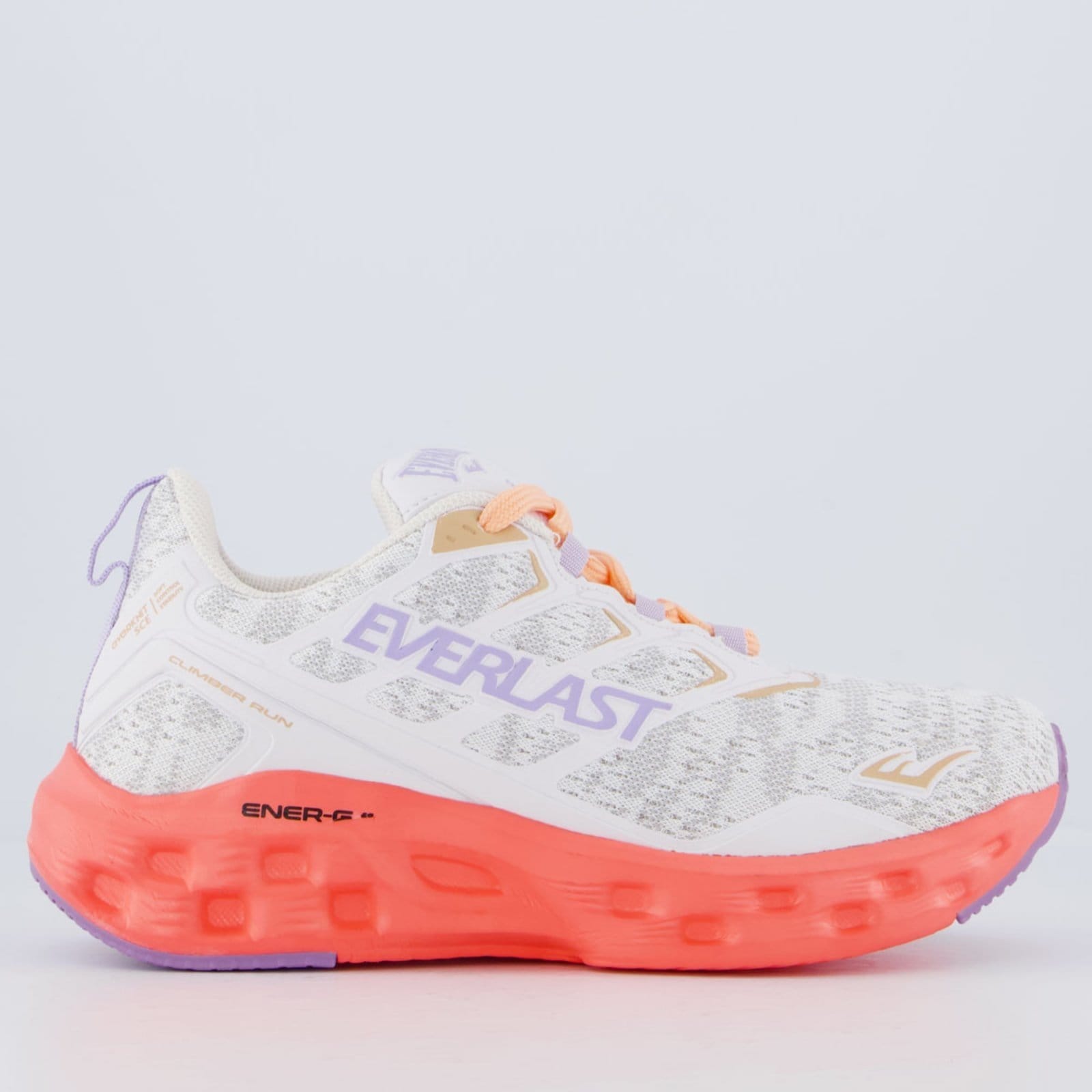 Tênis Everlast Climber Run Feminino Branco e Rosa