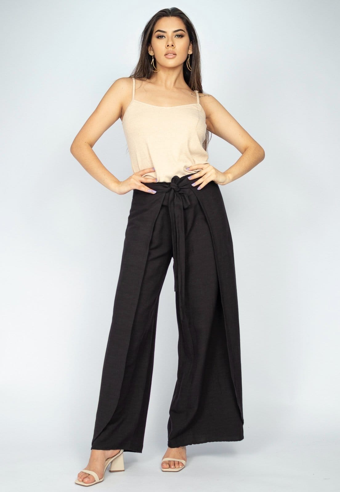 Vista 2 Calça Envelope Amazonia Vital Longa Viscose Preta Amazonia Vital preto