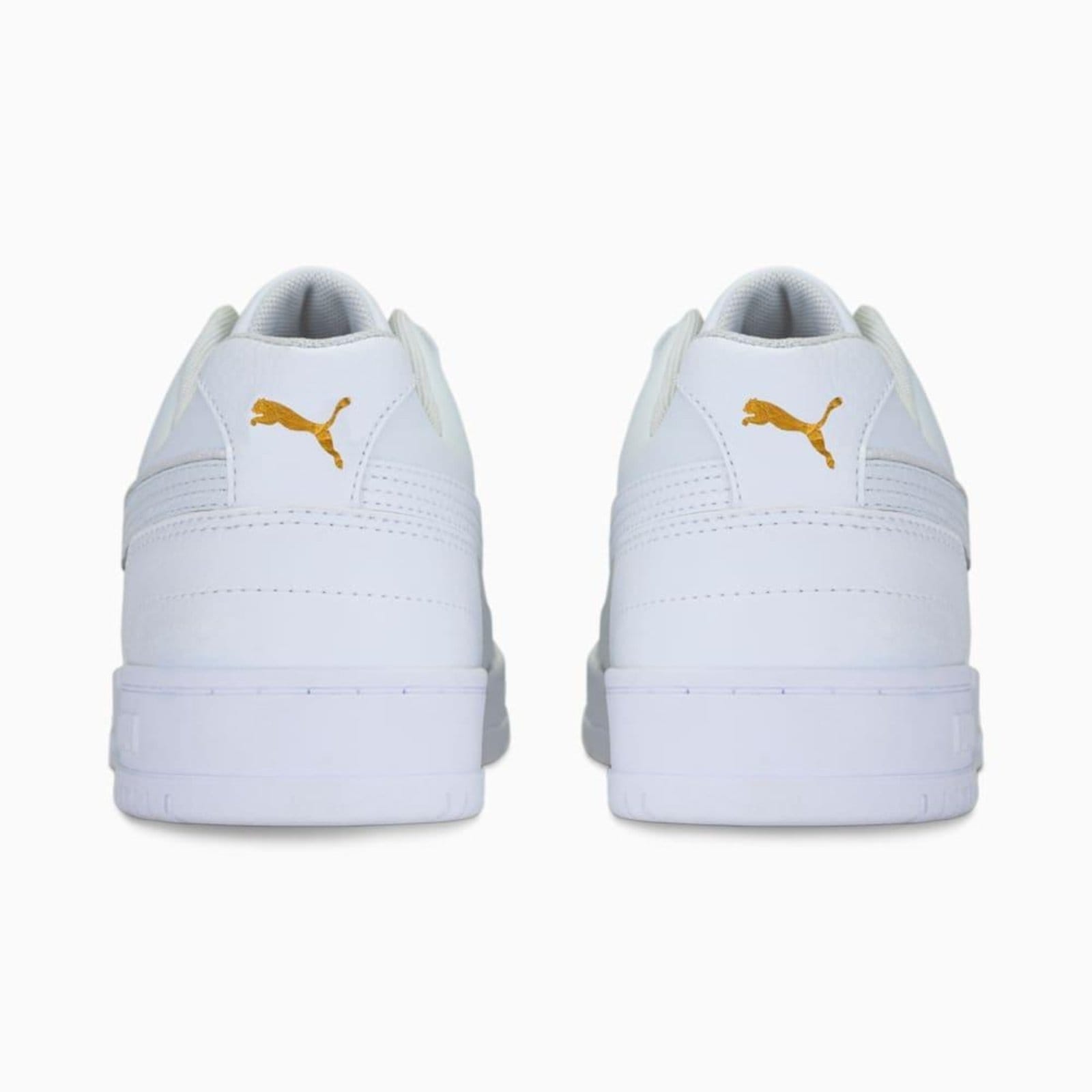 Vista 2 Tênis Puma RBD Game Low Puma White/Puma White/Puma Team Gold Puma branco white