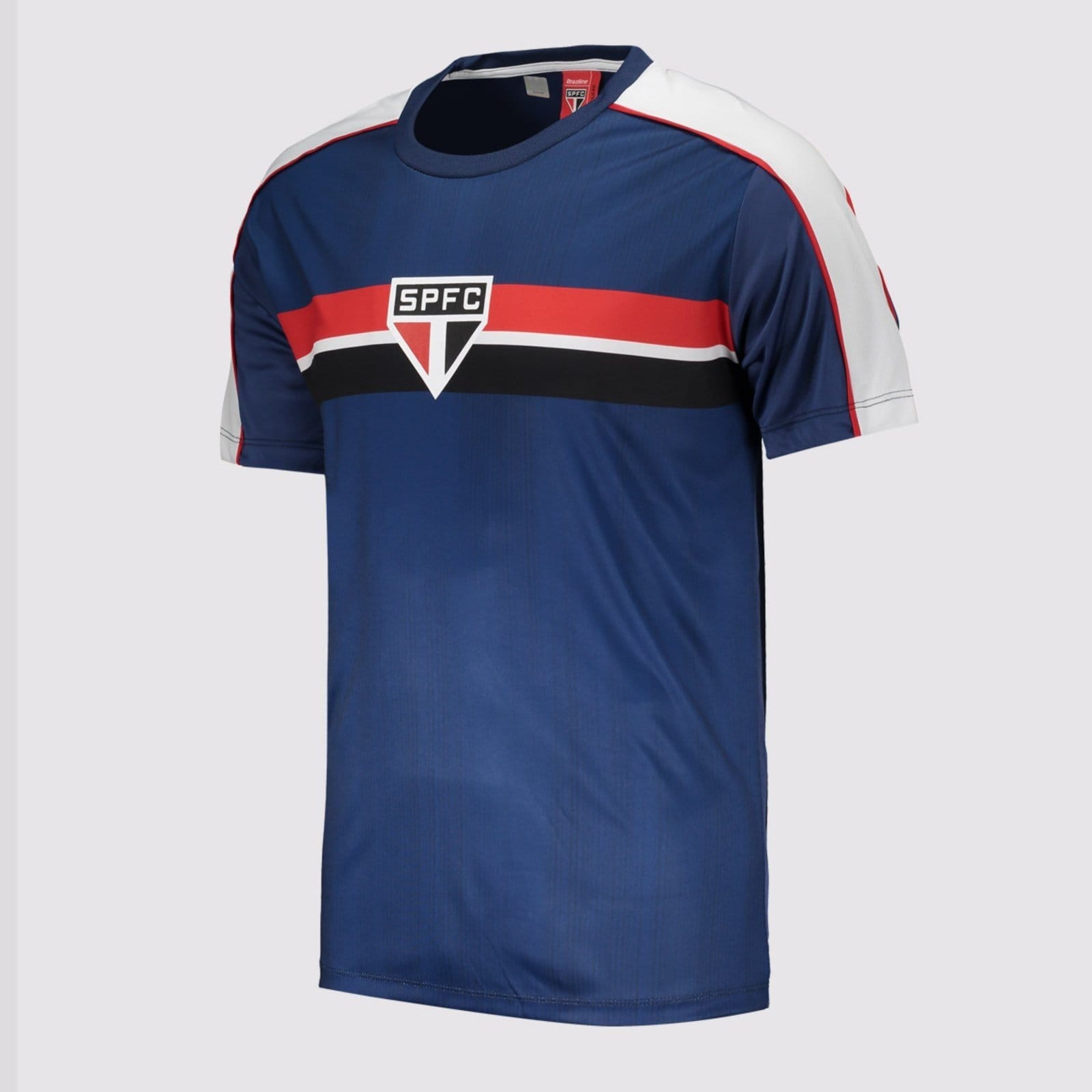 Vista 2 Camisa São Paulo Desejo Marinho braziline azul