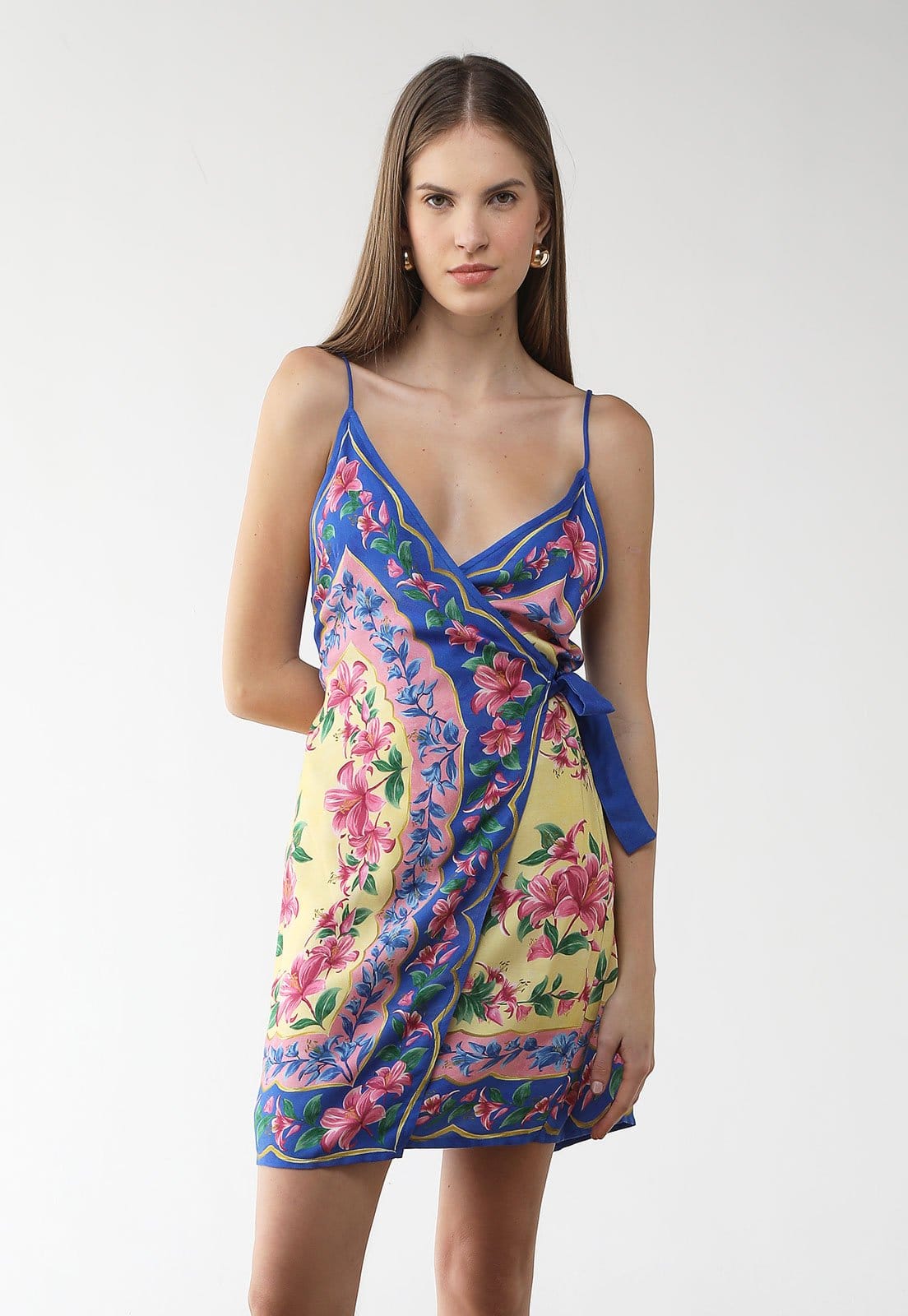 Vestido Feminino FARM Floral Envelope