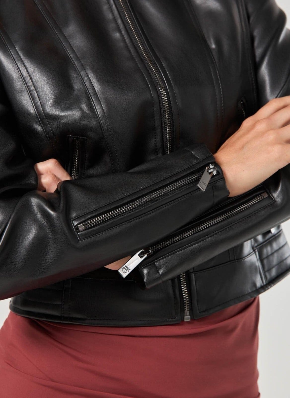 Vista 2 Jaqueta Em Poliuretano Preto Youcom multicolorido