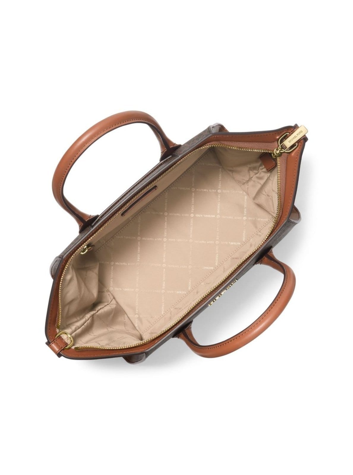 Vista 2 Bolsa Tiracolo Avril Logo Grande 35F4g4vs3b200 Michael Kors marrom