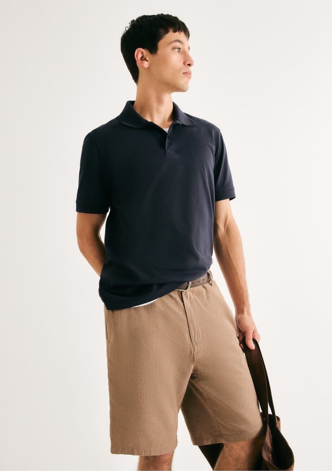 Camisa Polo Básica Masculina Em Piquet