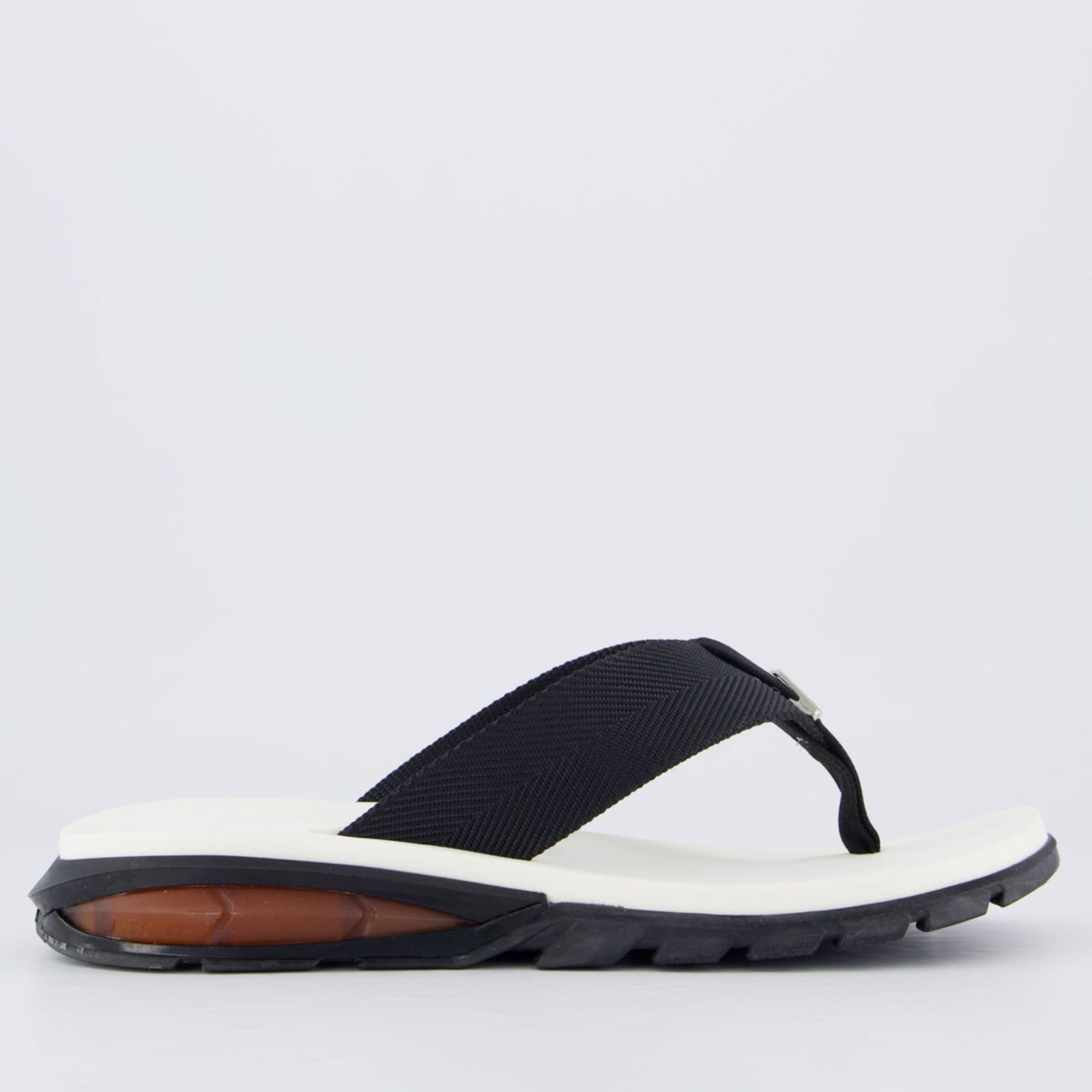 Vista 2 Chinelo Kenner Orak e Preto Kenner branco