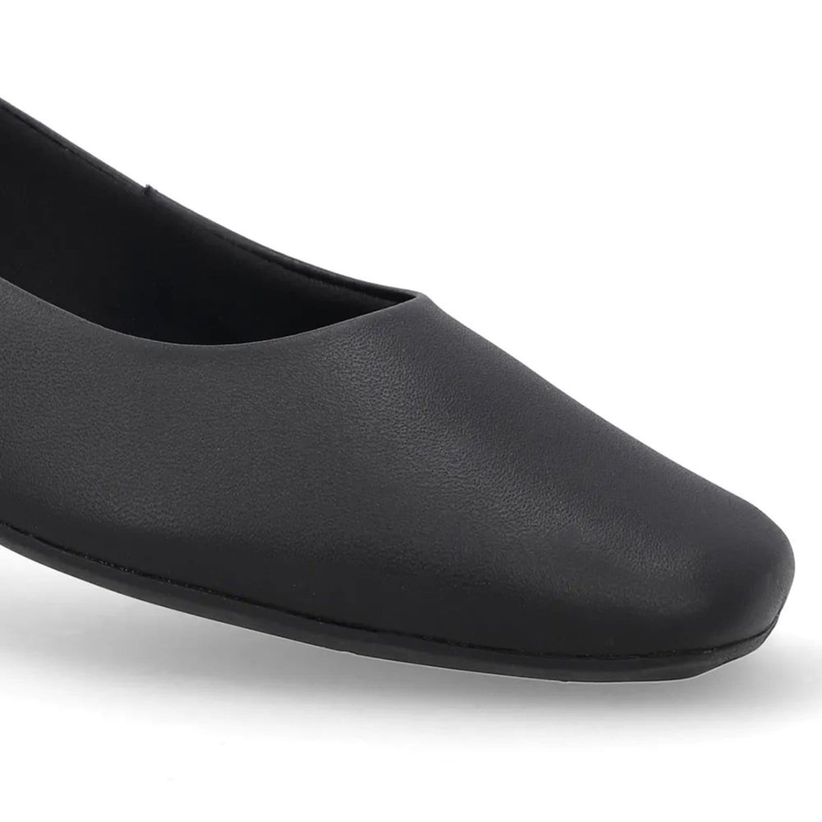 Vista 2 Sapatilha Feminina Couro Usaflex UD10001 Usaflex preto