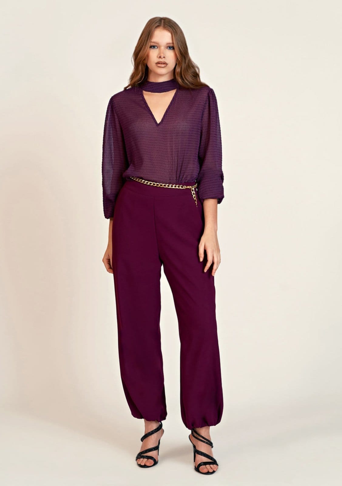 Calca Zinco Jogger Cós Alto Com Elástico