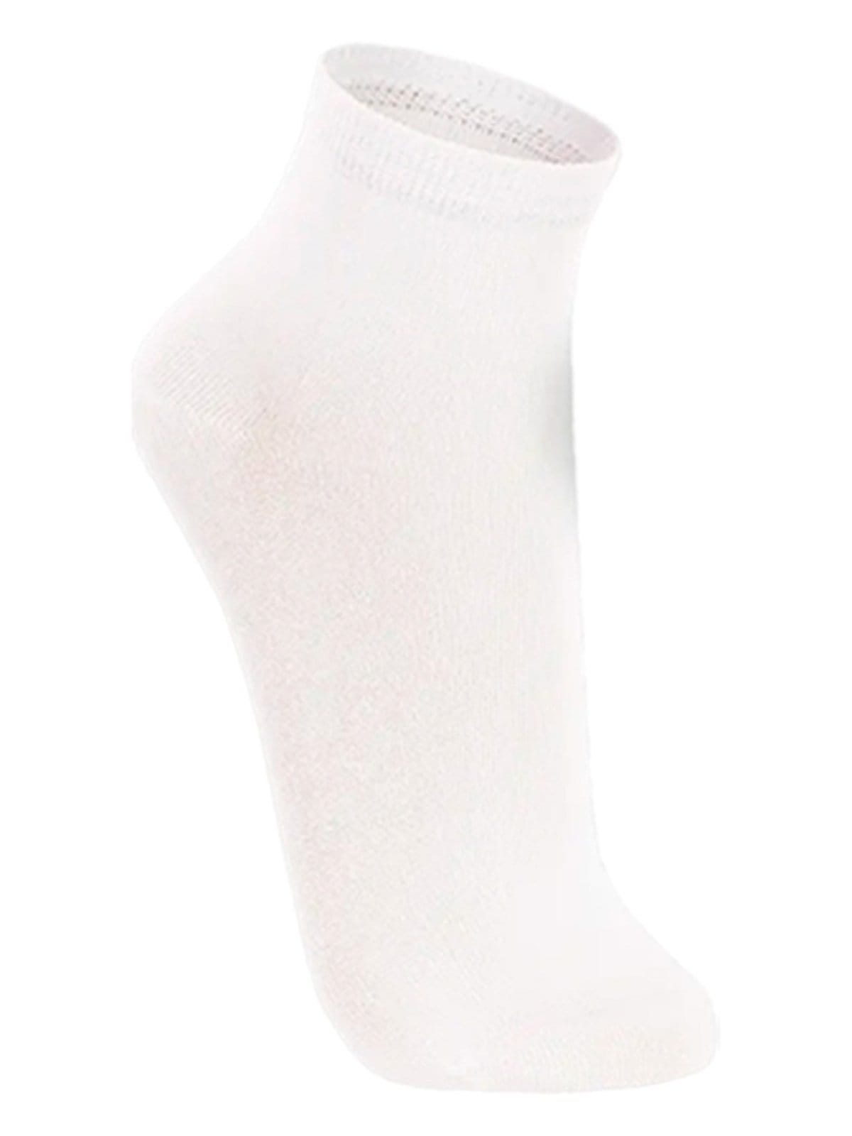 Vista 2 Kit com 8 Pares de Meias Cano Médio Lupo Lupo branco
