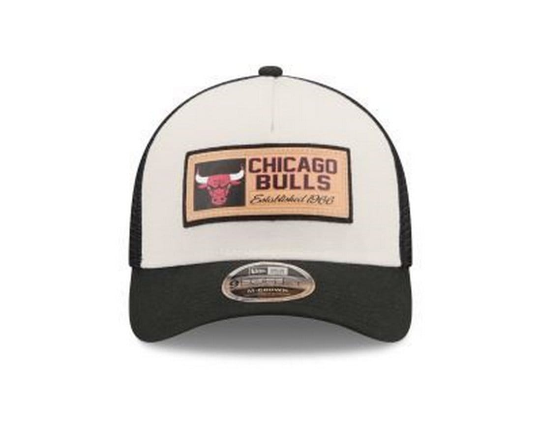 Vista 2 Boné New Era 9FORTY M-CROWN Chicago Bulls NBA new era preto