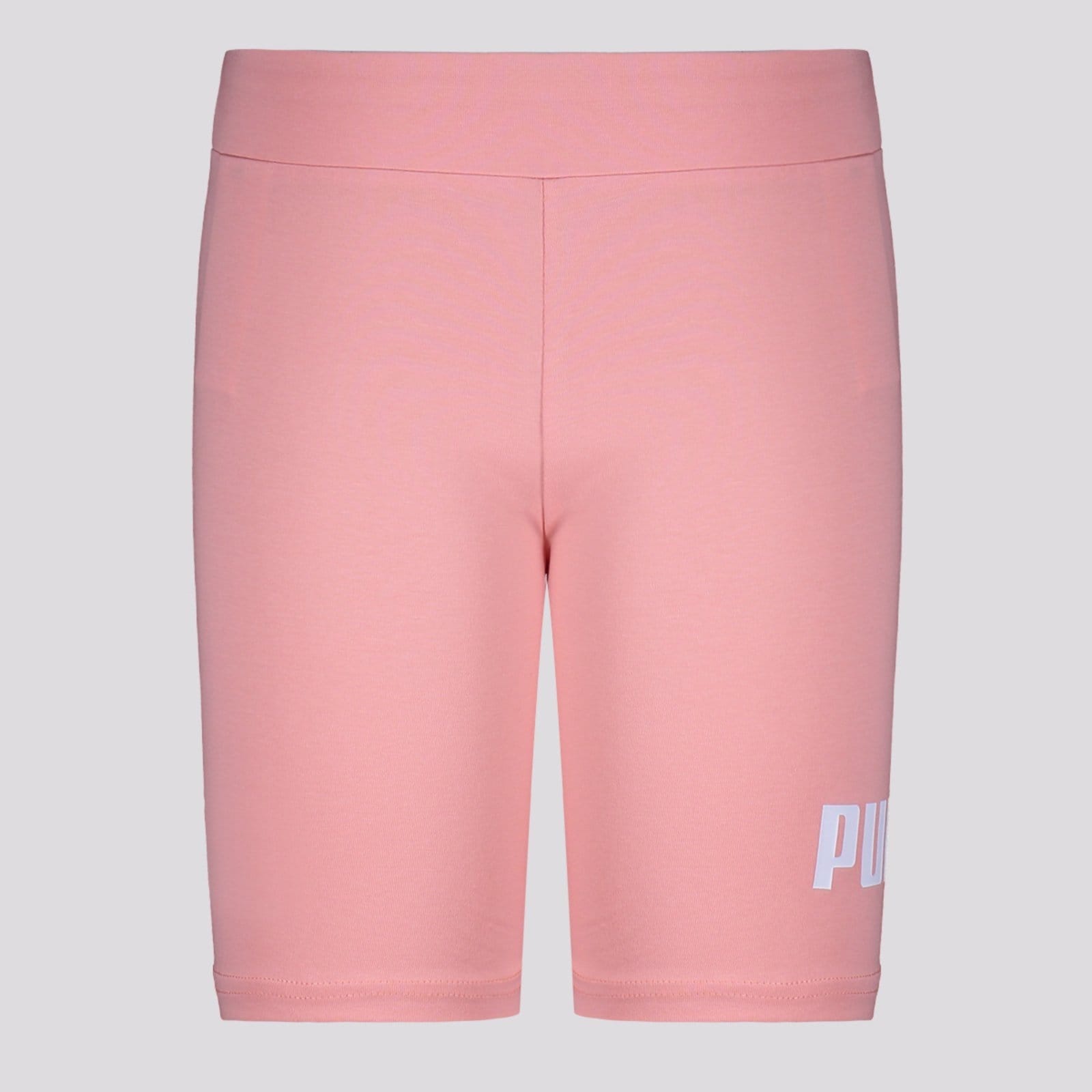 Bermuda Puma ESS NO. 1 Logo Juvenil Feminina Salmão