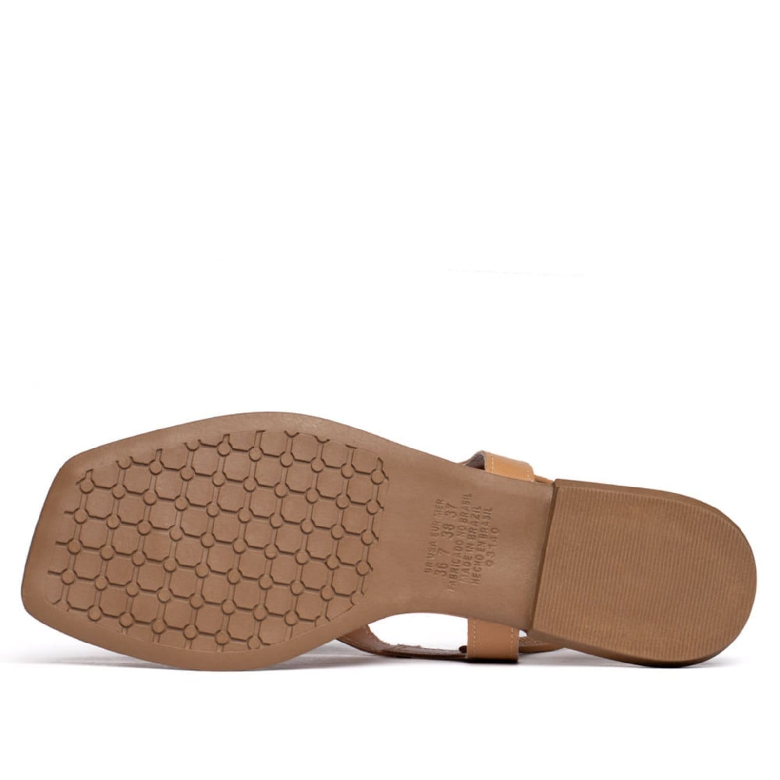 Vista 2 Sandália Rasteira Feminina Mississipi Napa MISSISSIPI bege