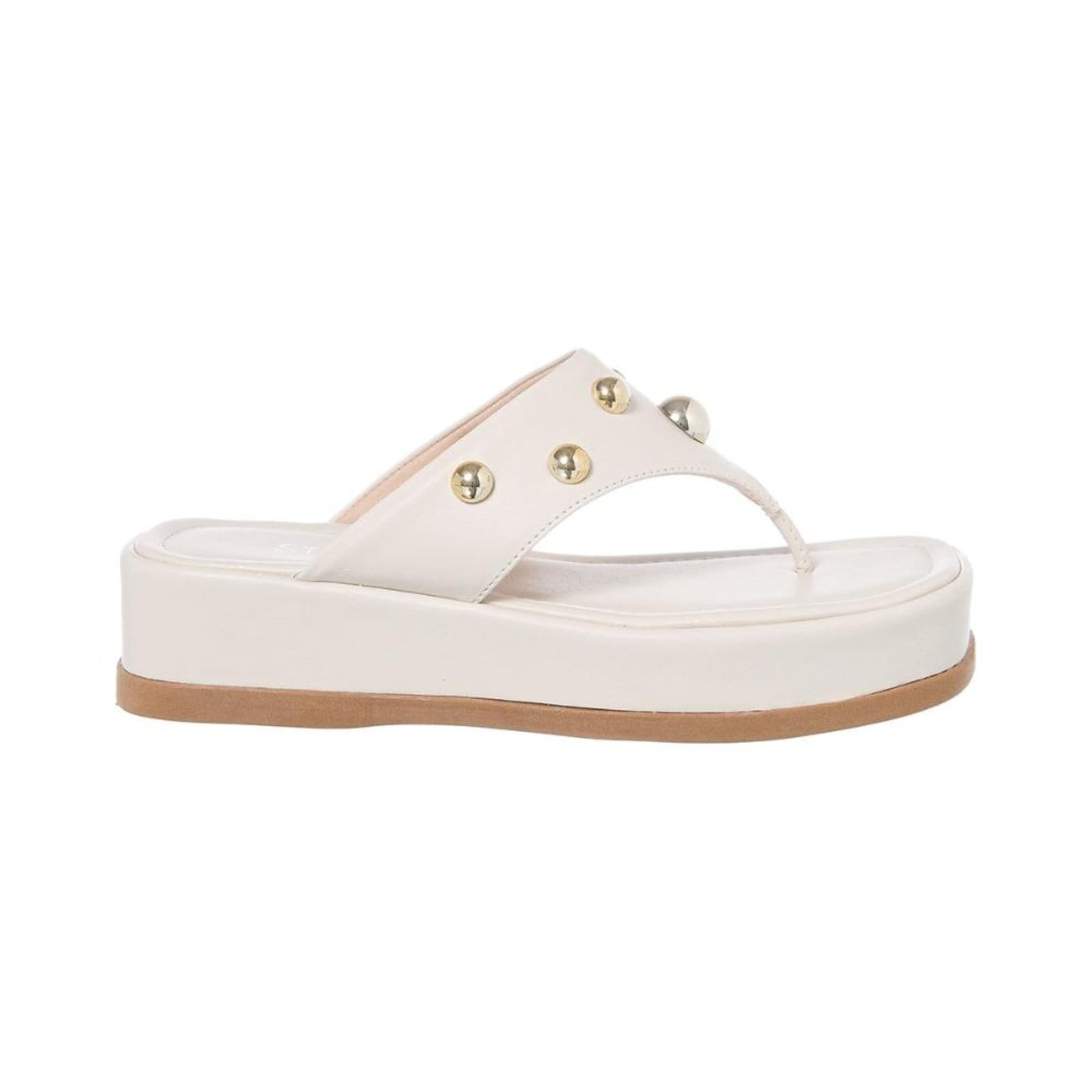 Vista 2 Sandália Papete Flatform Feminino Chinelo de Dedo Original Off White Stessy Shoes off-white white