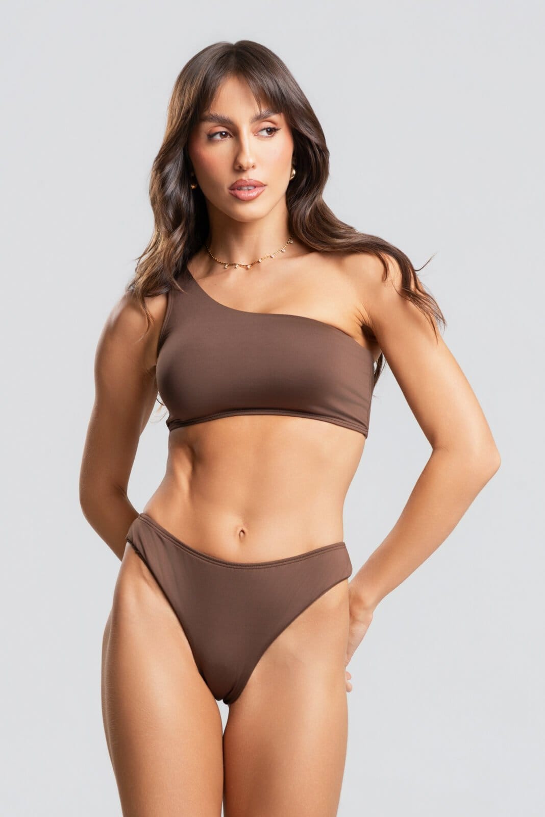 Biquini Um Ombro Só Fio Duplo