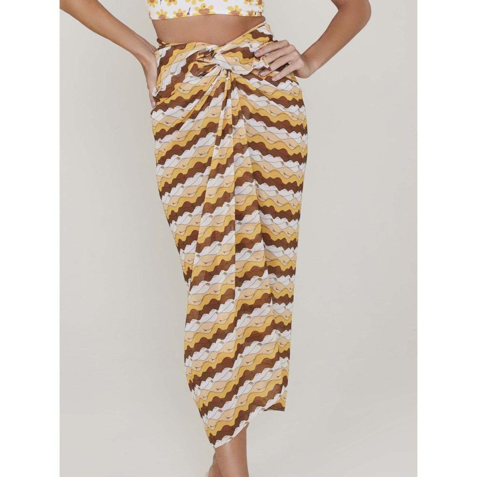 Pareô Chiffon Parioca Estampado