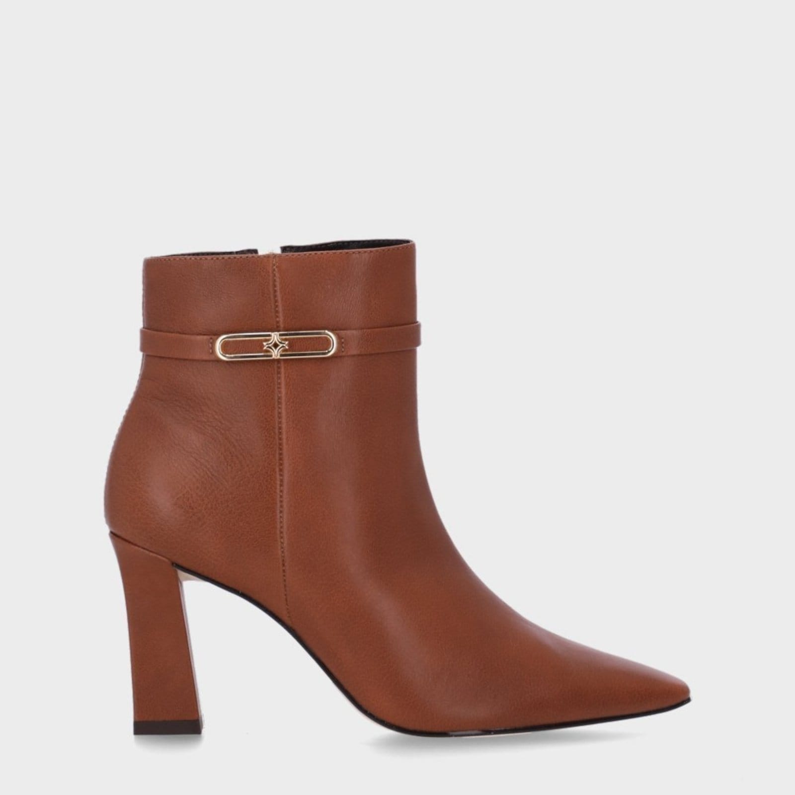 Vista principal Bota Cano Curto Luz da Lua - 80770005 Luz Da Lua Luz Da Lua marrom