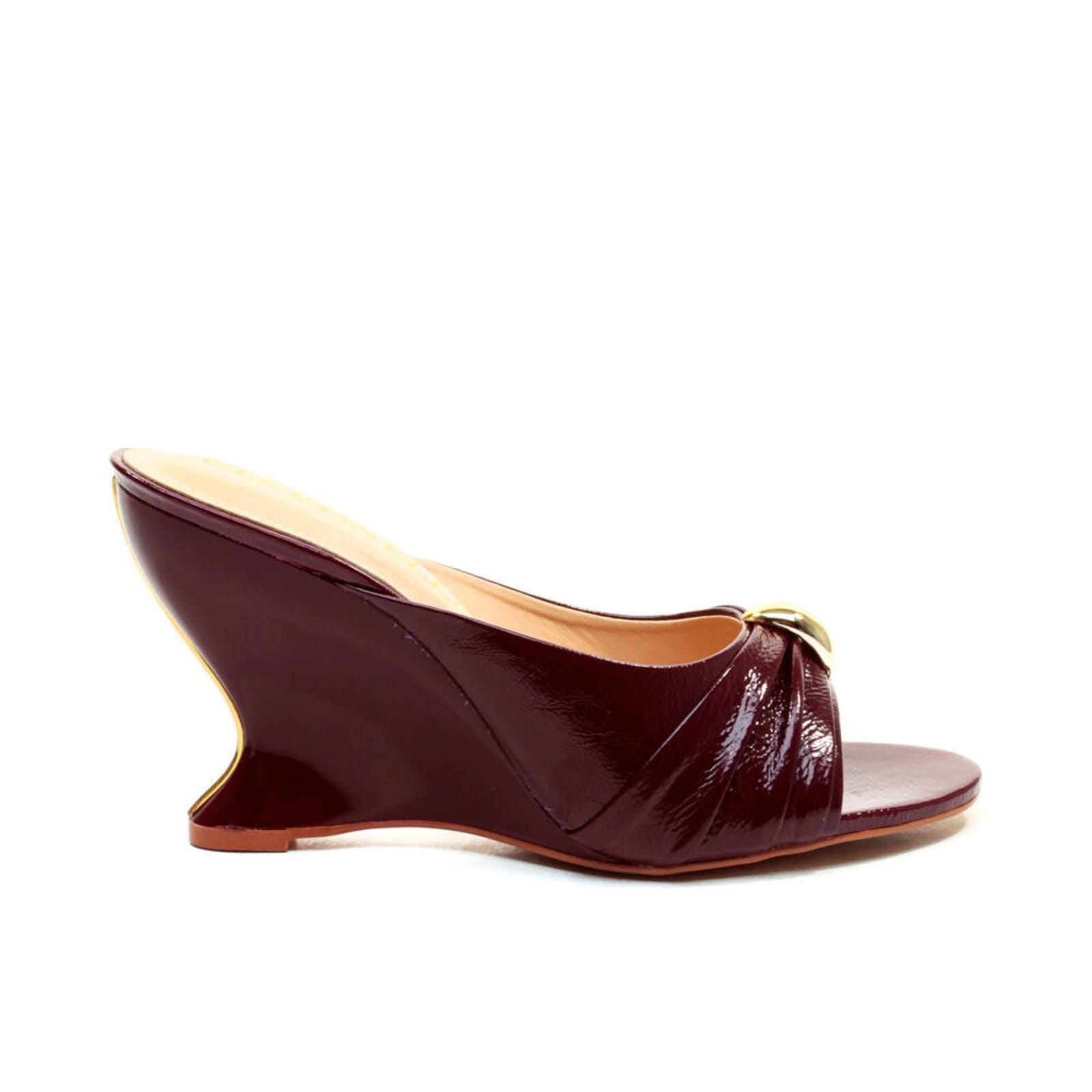 Tamanco Couro Salto Alto Cecconello 2697001-1