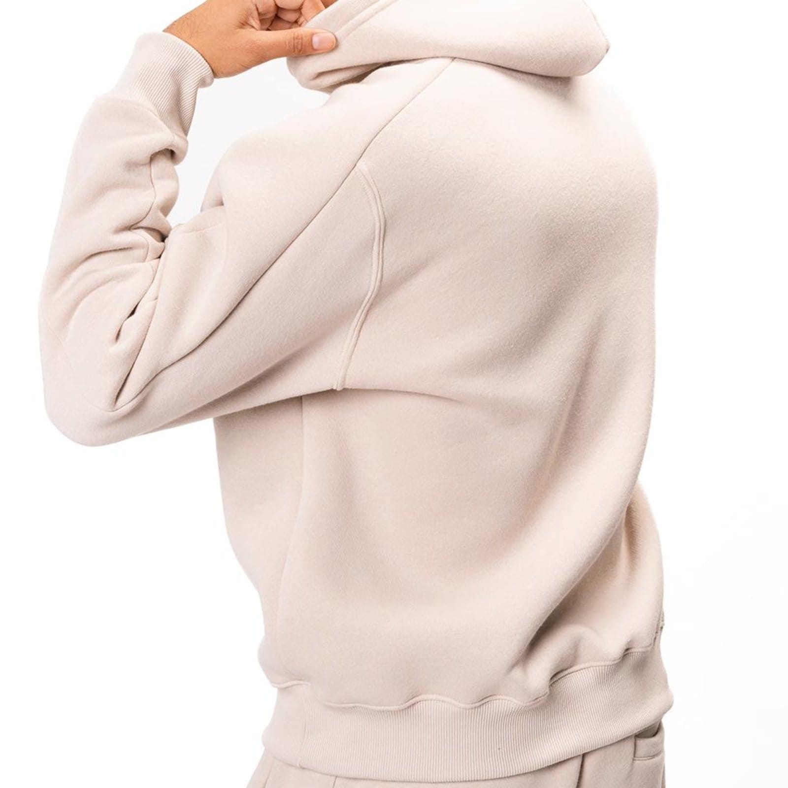 Vista 2 Moletom Oakley Canguru Soho WT25 Masculino Humus Oakley bege