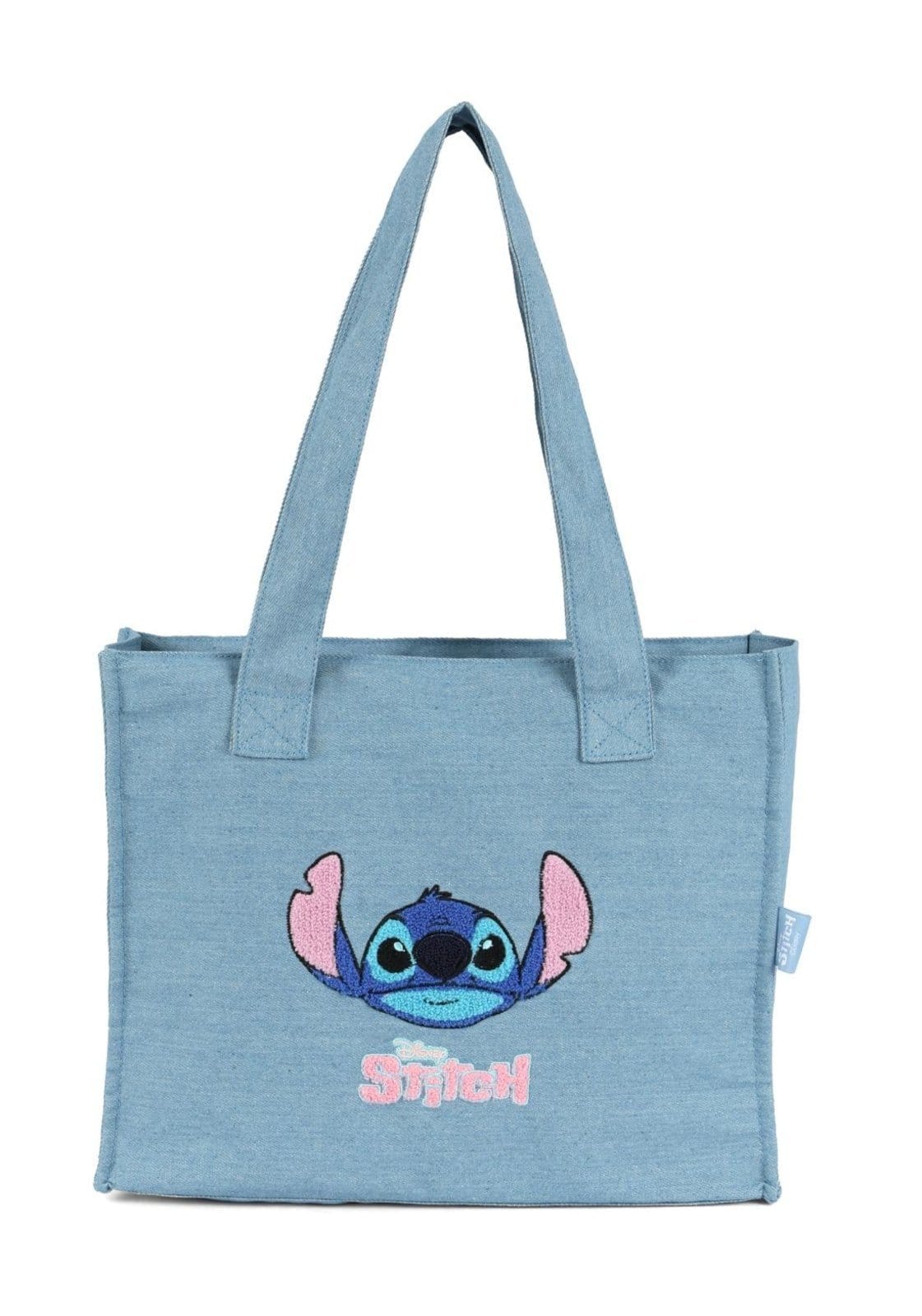 Infantil - Bolsa Shopper Pequena Jeans Stitch Disney