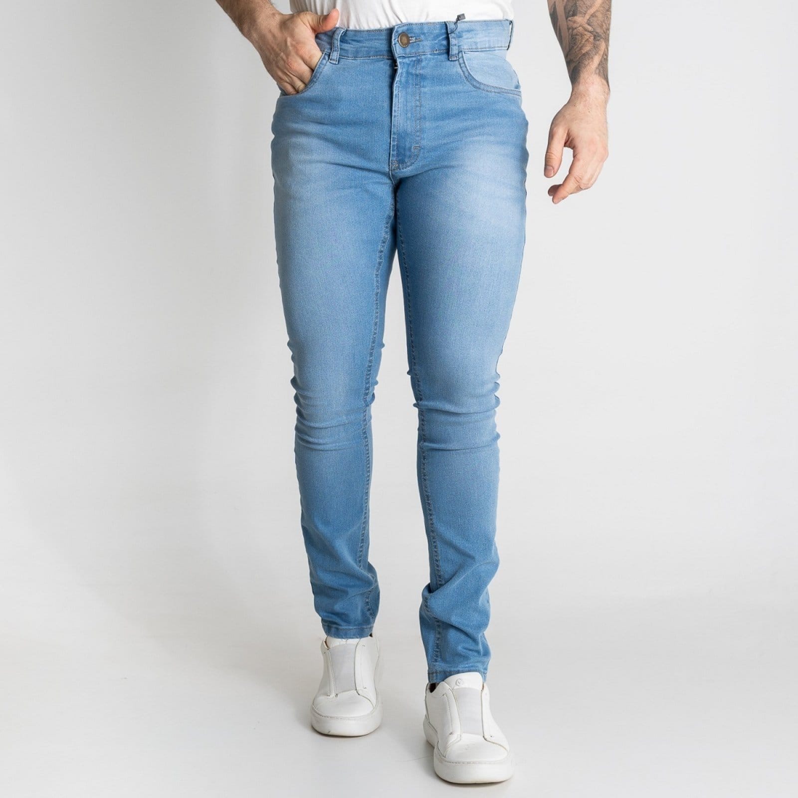 Calça Versatiold Jeans Skinny Claro