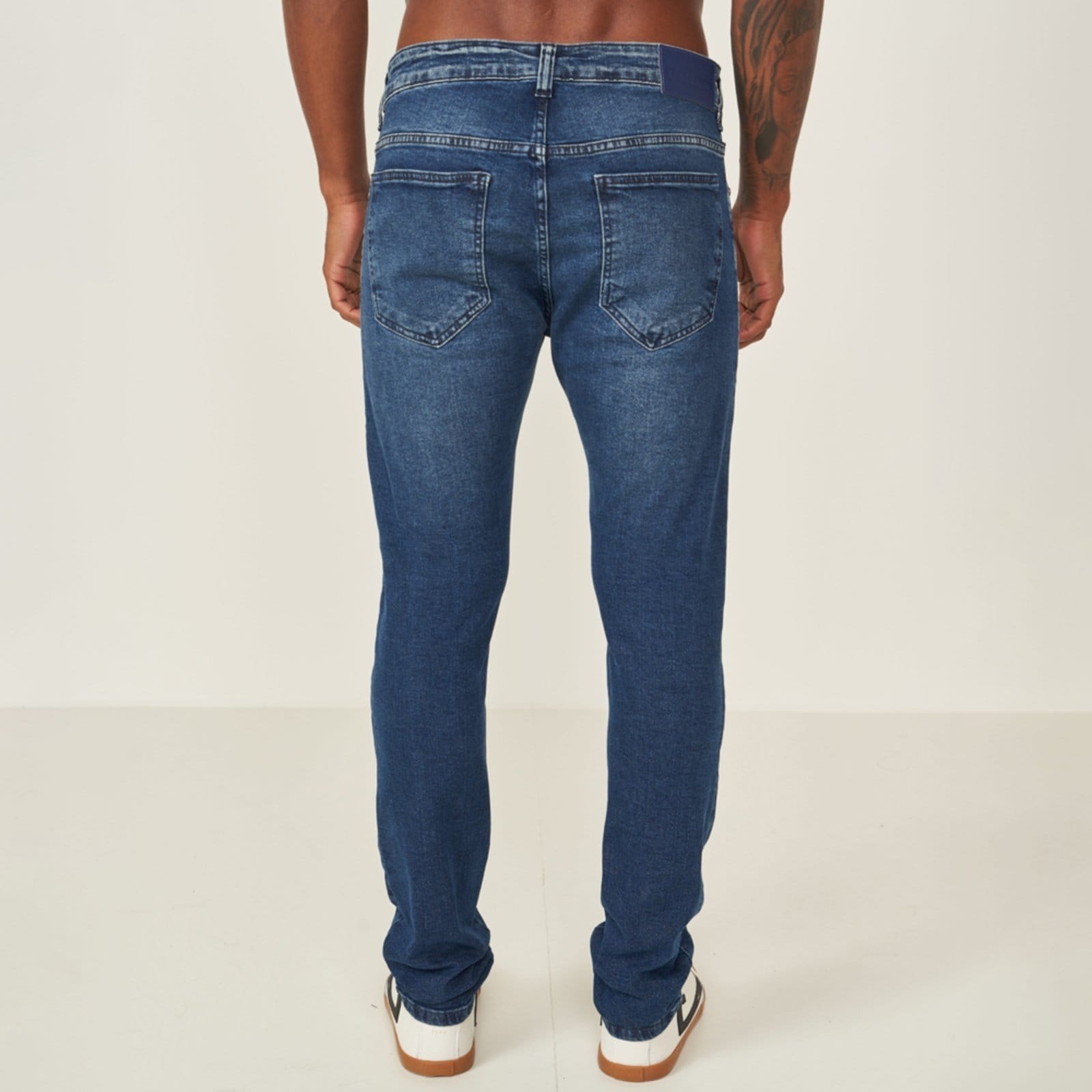 Vista 2 Calça Jeans Colcci New Felipe Ve26 Masculino Colcci azul