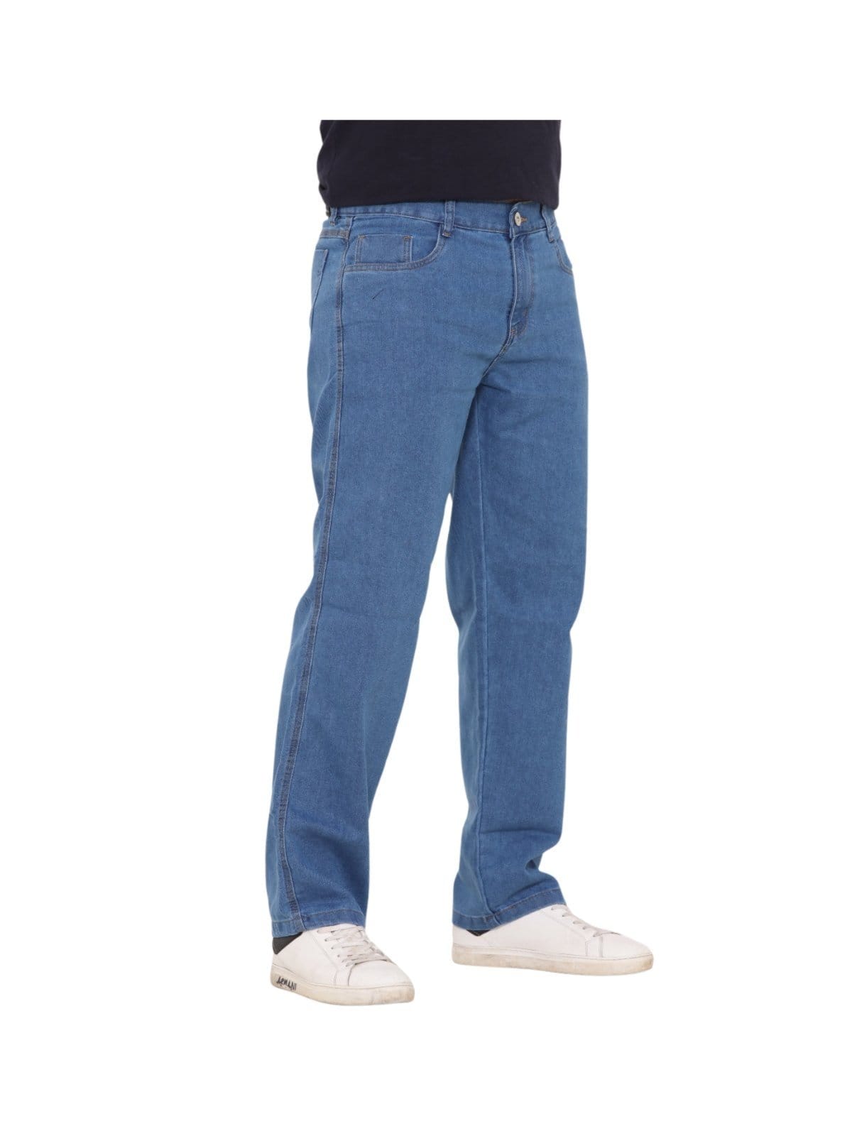 Vista 2 Calça Masculina Jeans Light Balão Royal Manchado JEANS LIGHT azul royal