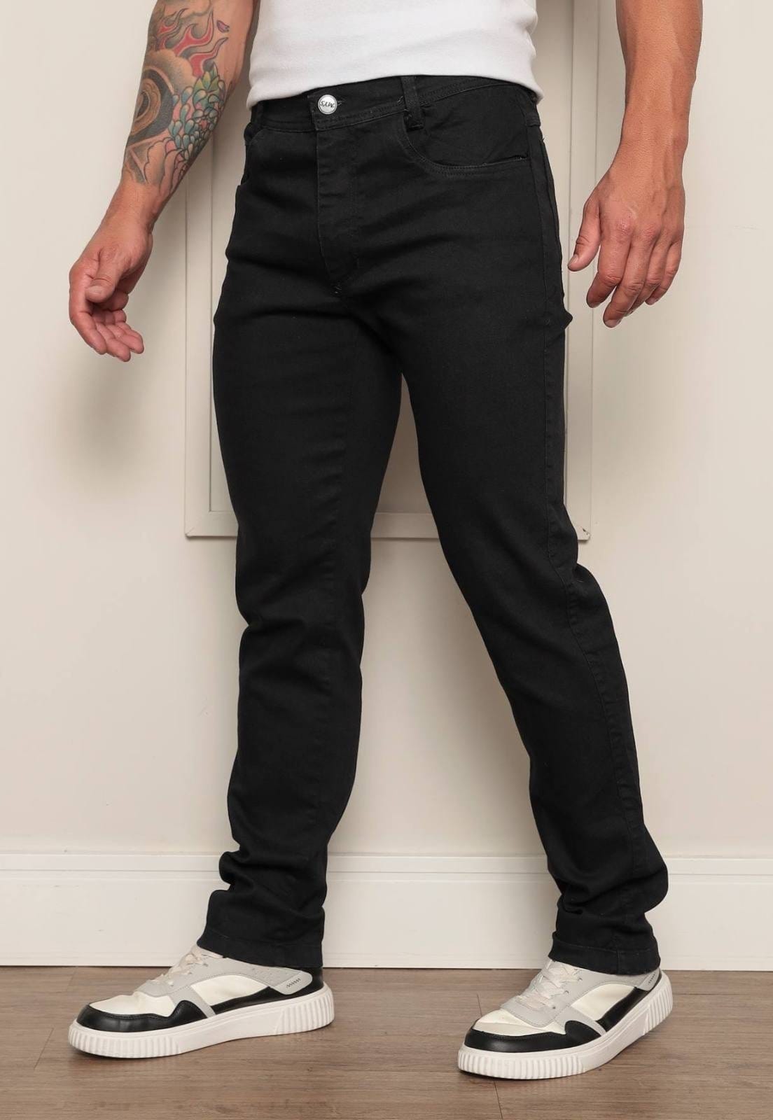 Calça Jeans Masculina Ethereal Com Elastano Confortável e Estiloso