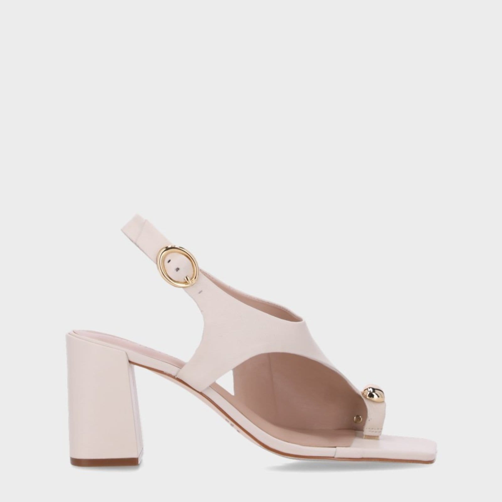 Sandália Salto Luz da Lua - 60830001 Off-white