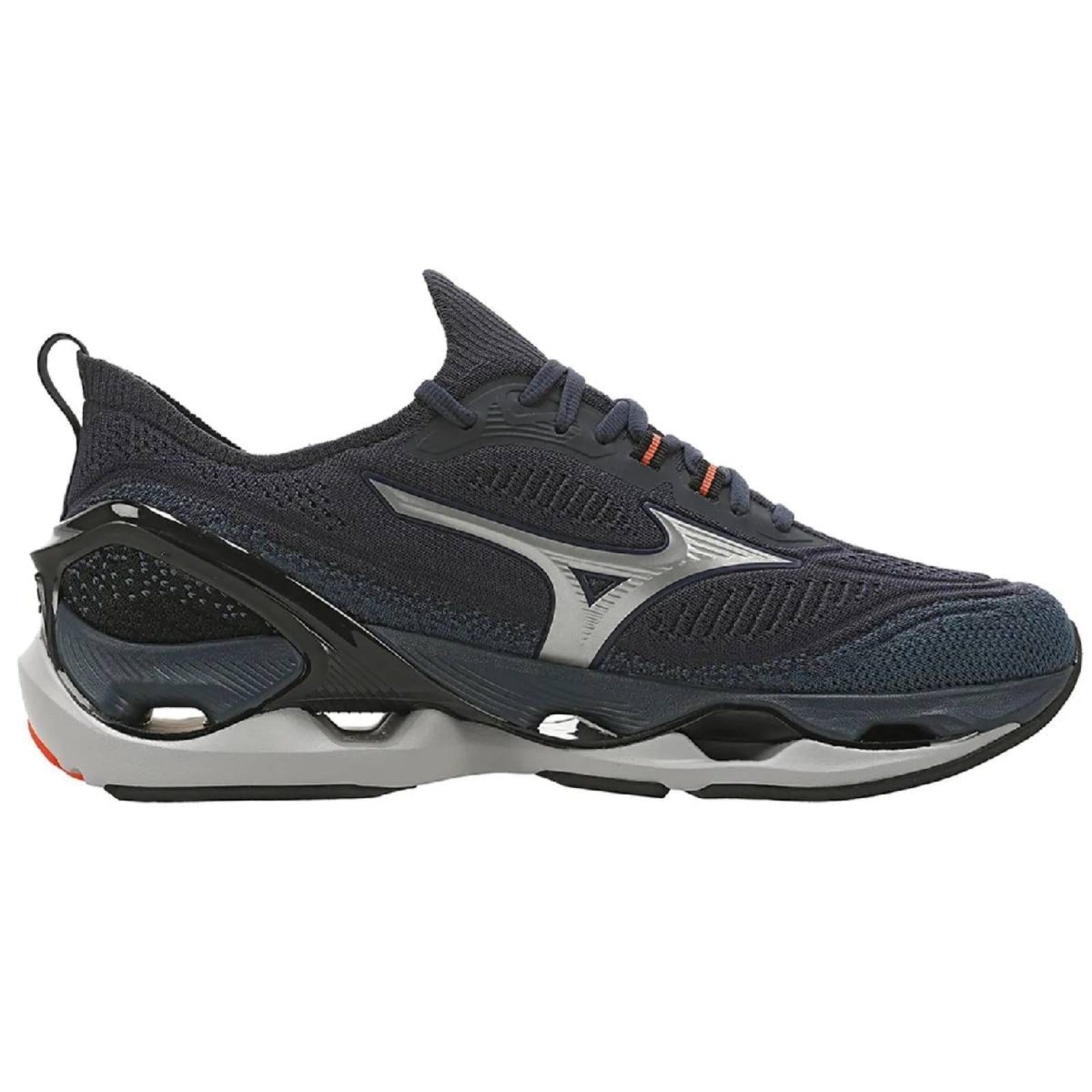 Vista 2 Tênis Mizuno Wave Endeavor 3 - Masculino - Marinho-Petróleo Mizuno azul marinho