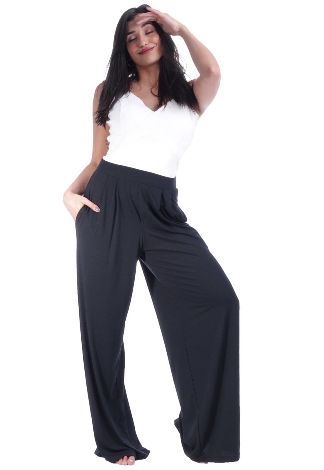 Vista 2 Calça Amazonia Vital Prega Yoga Fitness Preta Amazonia Vital preto