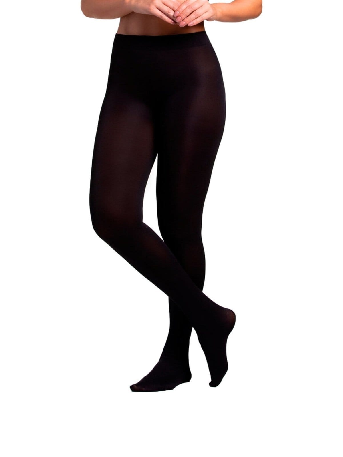 Vista 2 Kit com 3 Meias Calças Fio 80 Opaca Trifil 6352 TRIFIL preto