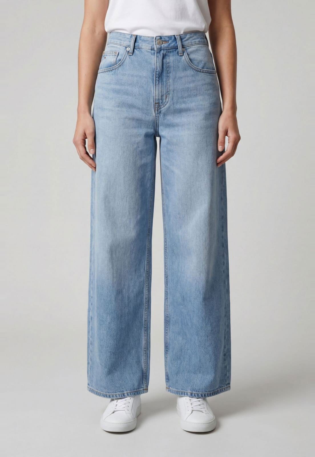 Calça Jeans Feminina Tommy Jeans Charlie Mr Loose