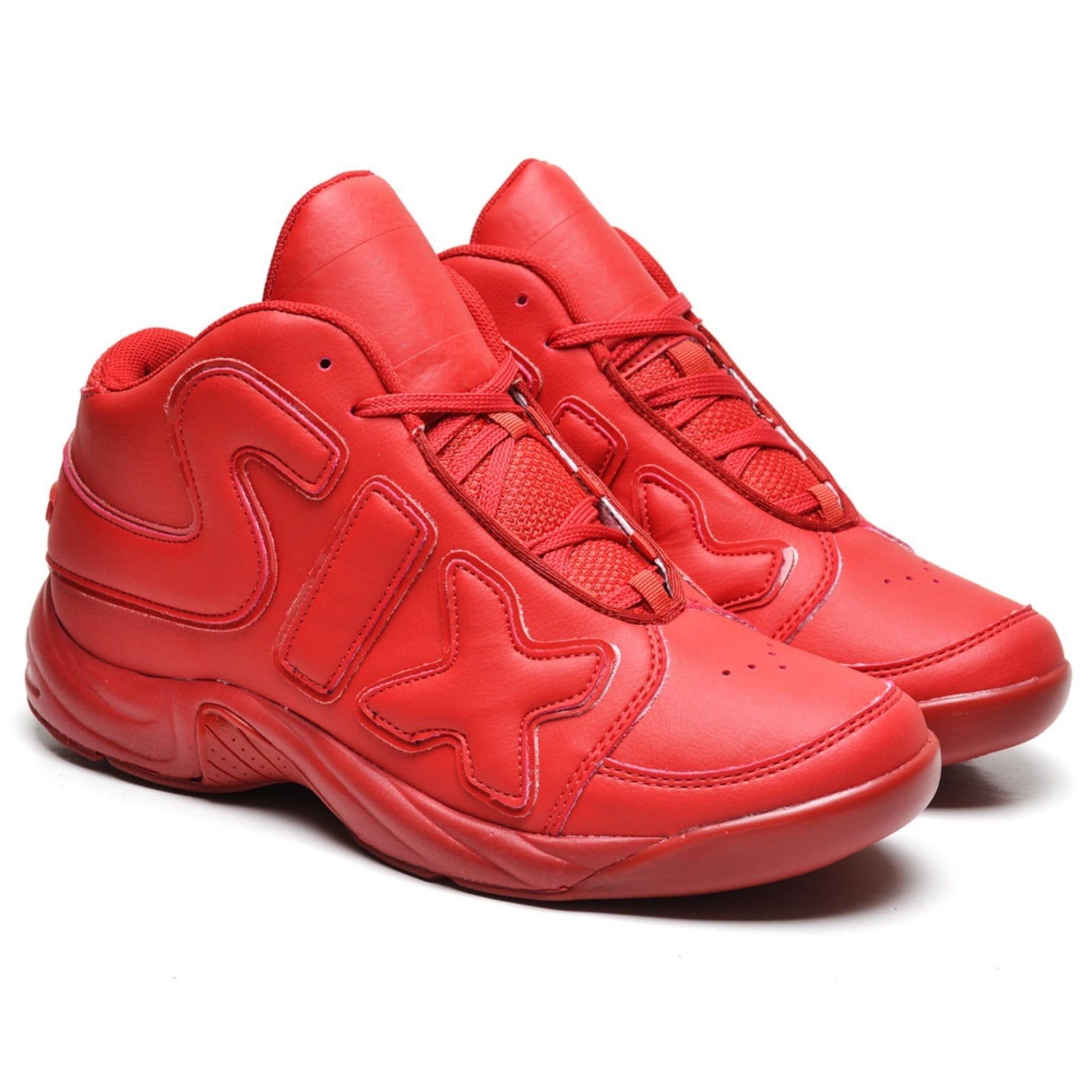 Vista 2 Tênis Basquete Masculino Zoom Freak Six Street Six Street vermelho