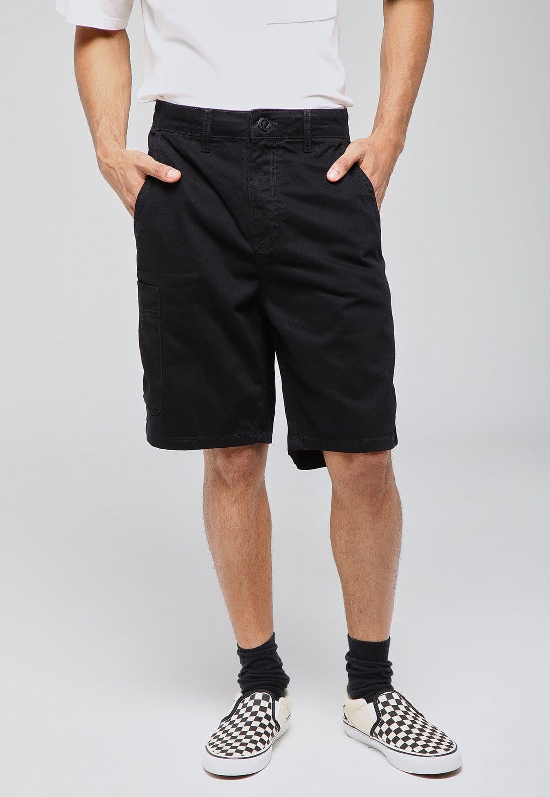 Bermuda Masculina Volcom Rainer Walk 19 Preta